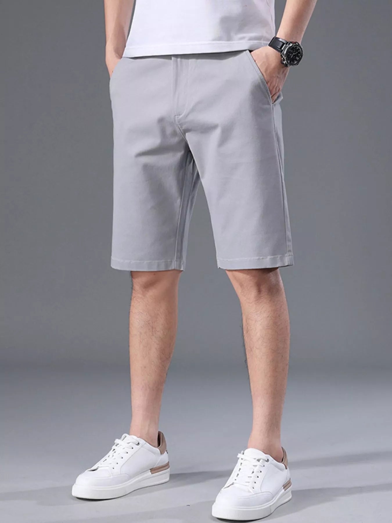 Men's Casual Shorts with Pockets designed for comfort and style at Lookzlike