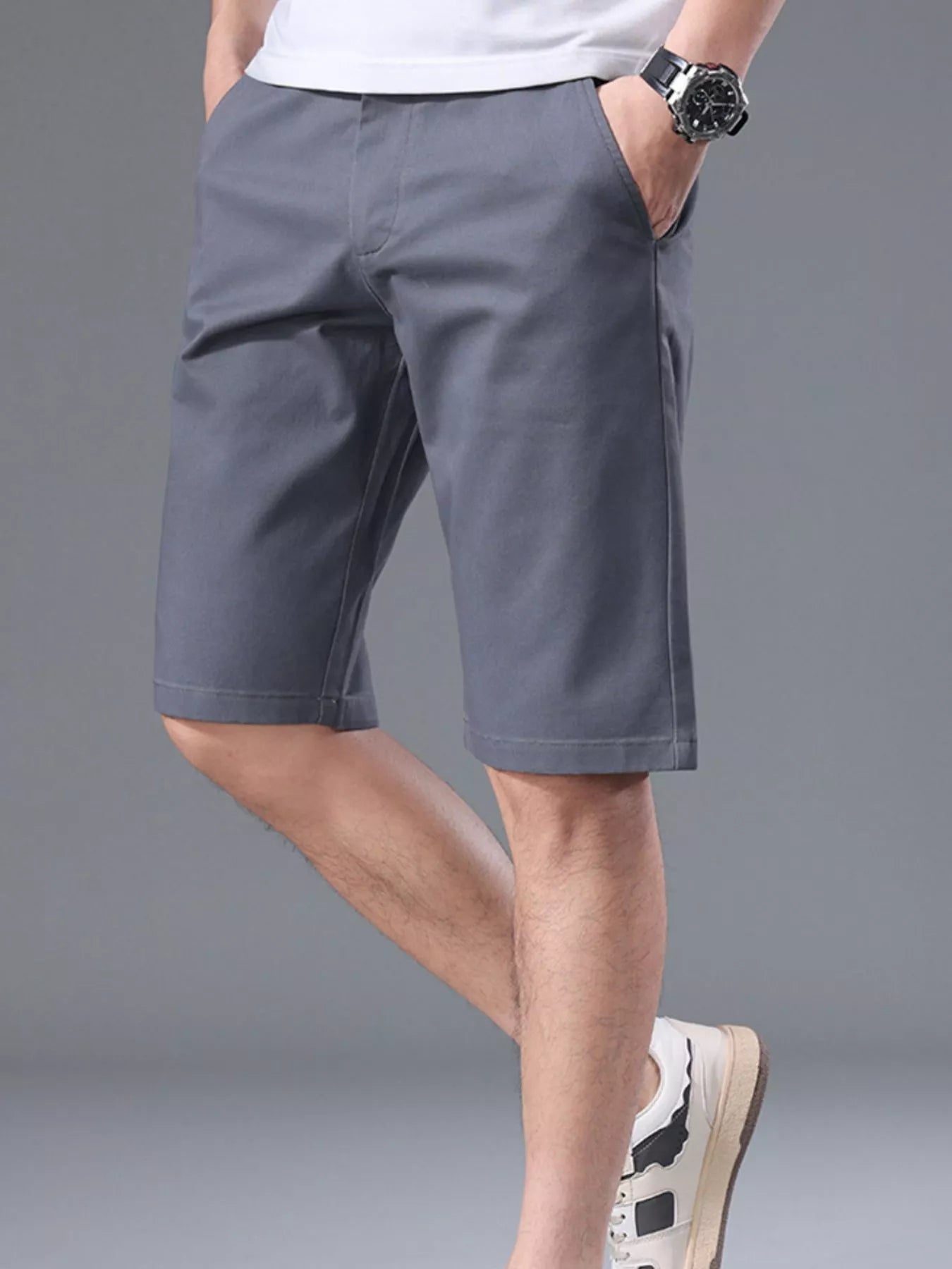 Men's Casual Shorts with Pockets designed for comfort and style at Lookzlike