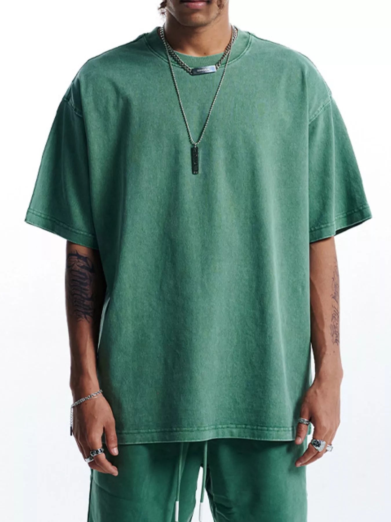 Men's Round Neck Short Sleeve T-Shirt designed for comfort and style at Lookzlike