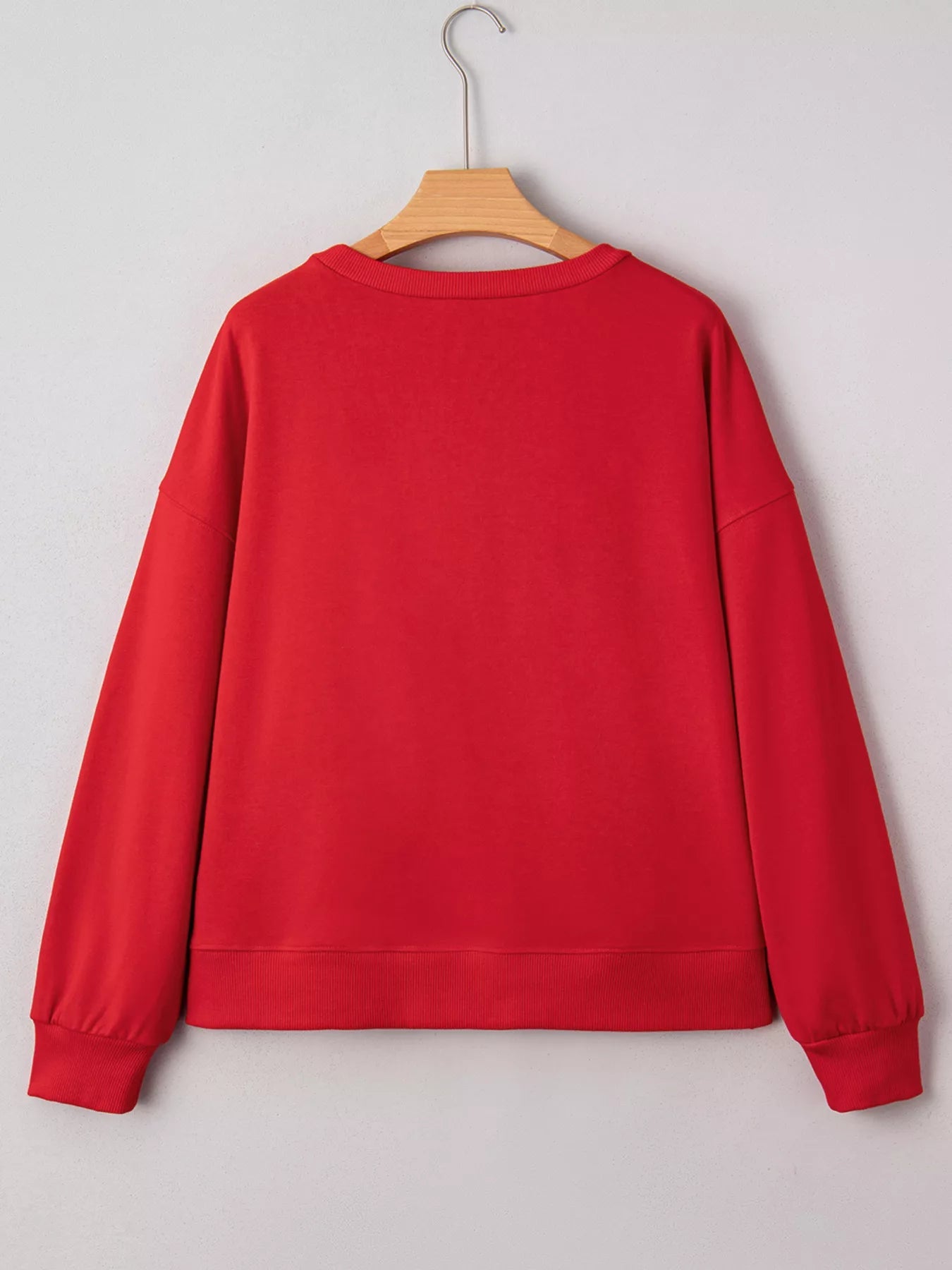 Merry Script Holiday Christmas Graphic Sweatshirt designed for comfort and style at Lookzlike