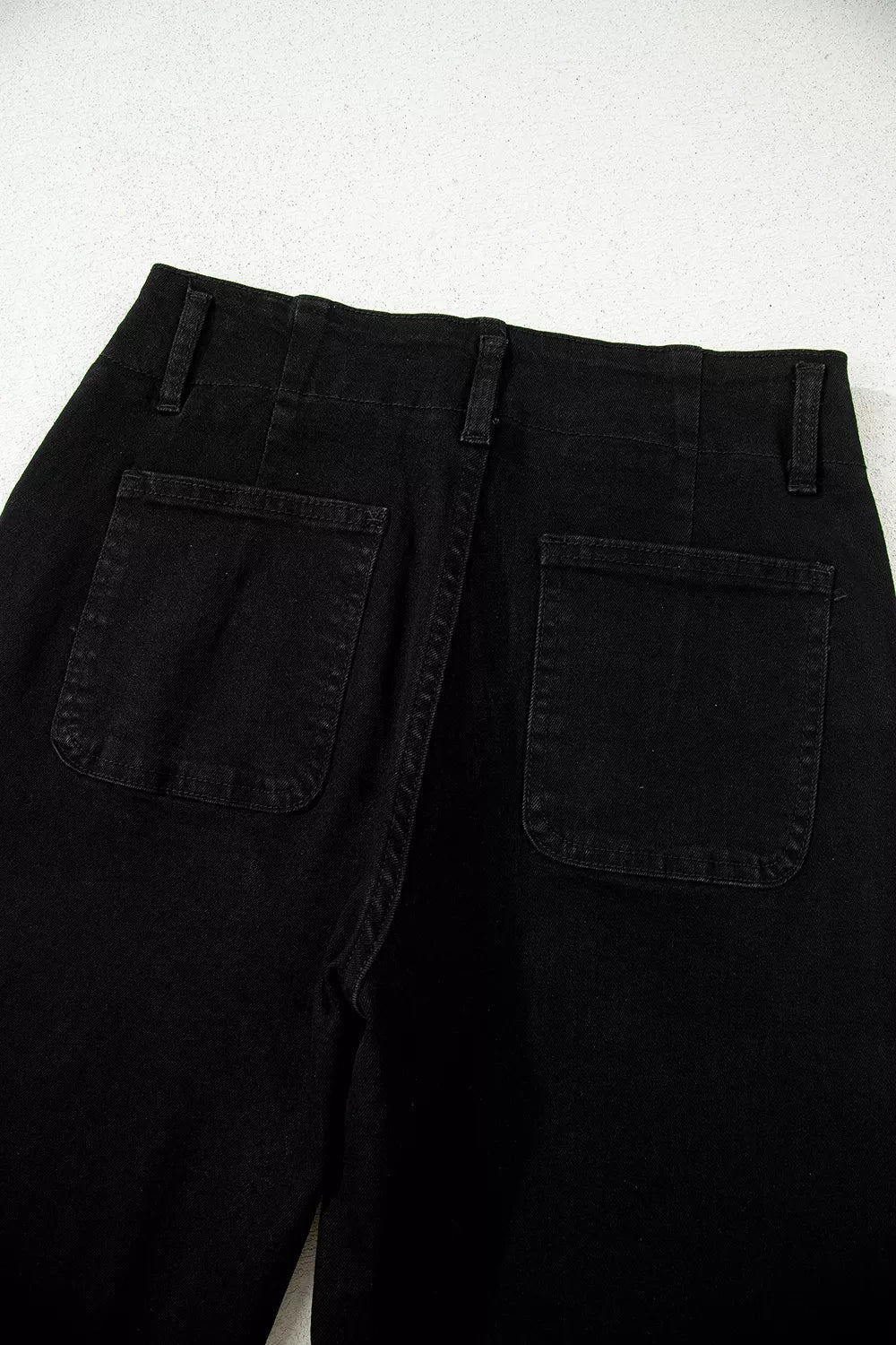 2-Button High Waist Flared Bottom Jeans designed for comfort and style at Lookzlike
