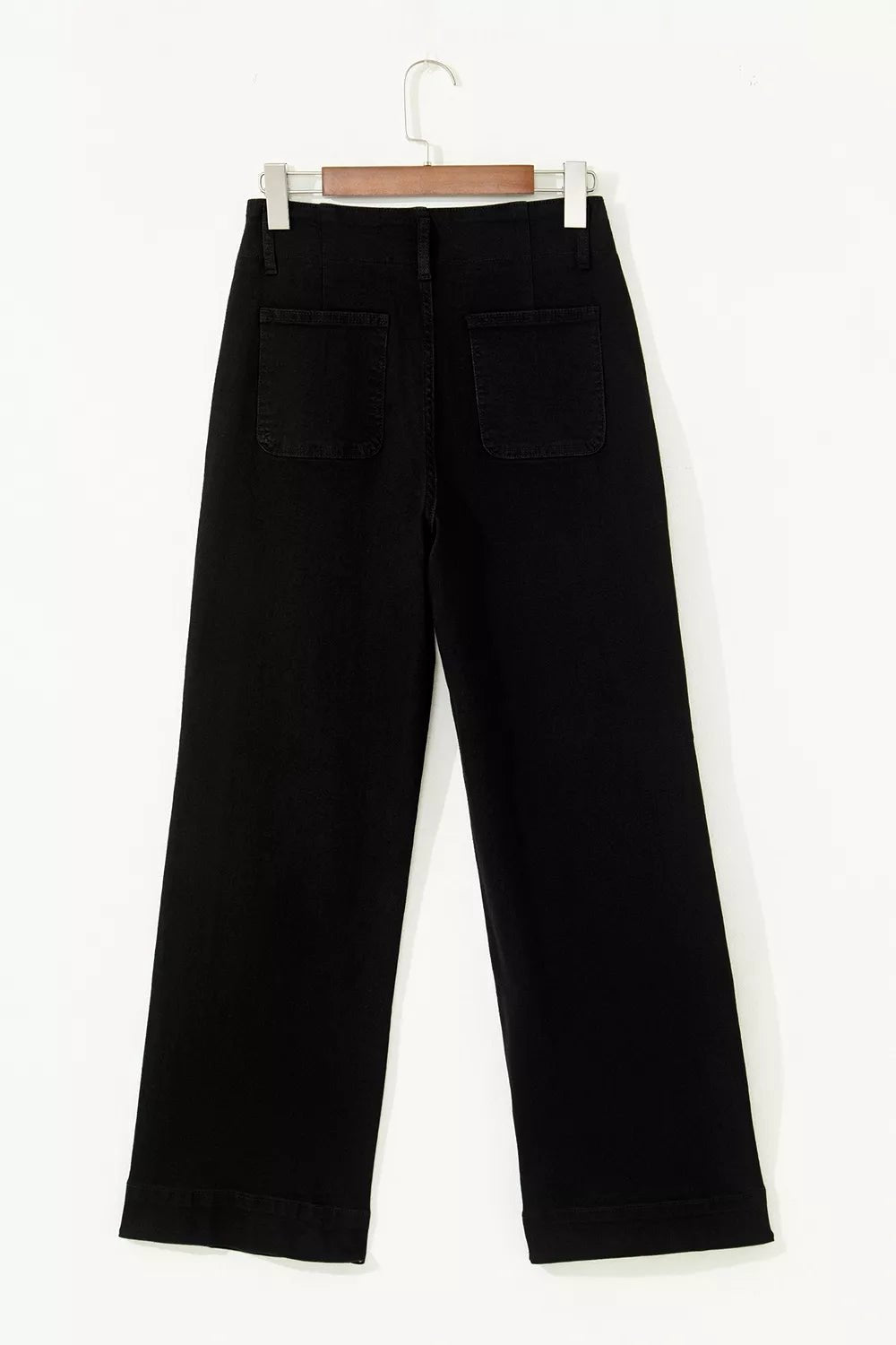 2-Button High Waist Flared Bottom Jeans designed for comfort and style at Lookzlike