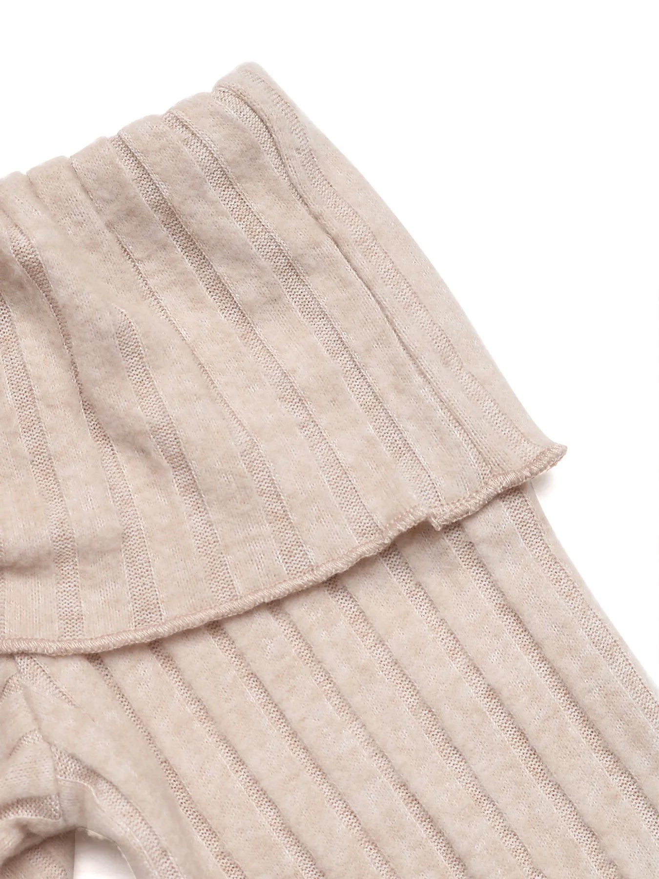 Asymmetrical Off - Shoulder Knit Top designed for comfort and style at Lookzlike