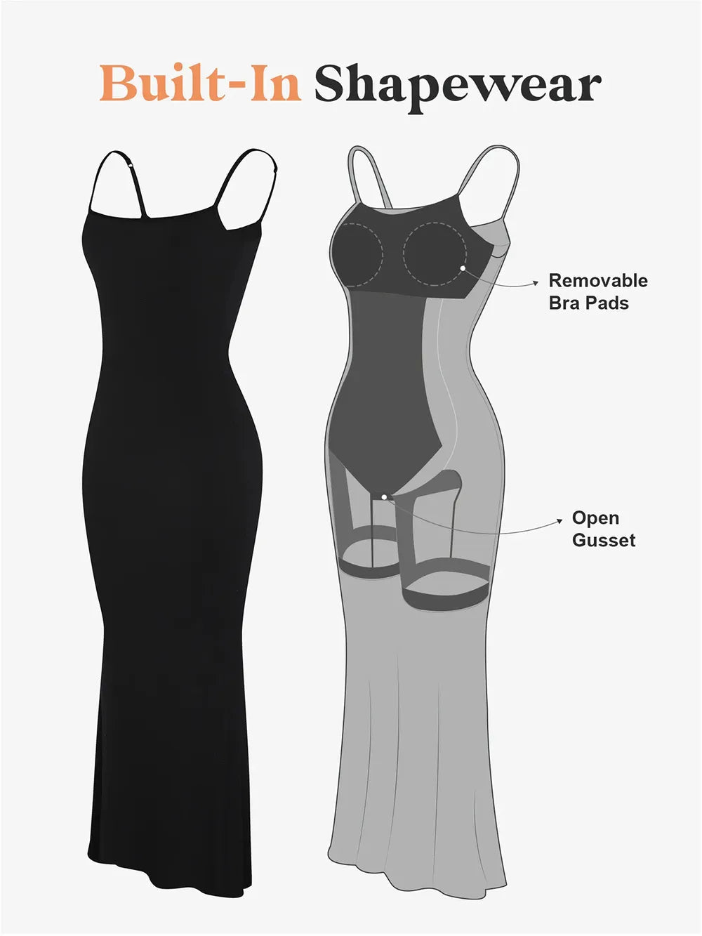 Basic Bae Built-In Shapewear Sleeveless Maxi Dress - Lookzlike