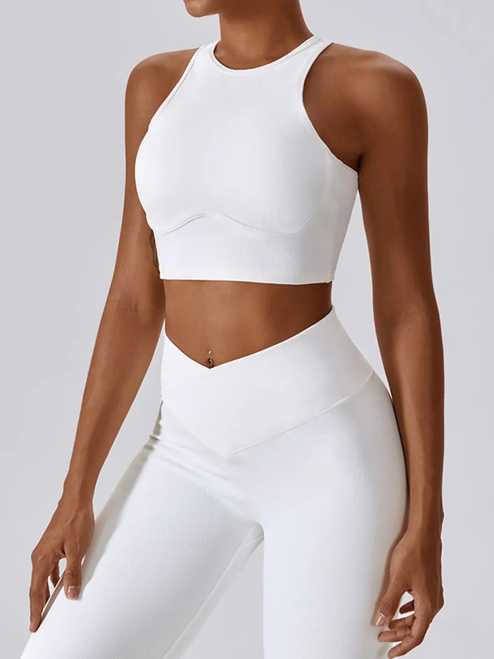 Basic Bae Cutout Racerback Active Tank - Lookzlike
