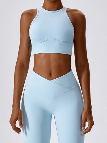 Basic Bae Cutout Racerback Active Tank - Lookzlike