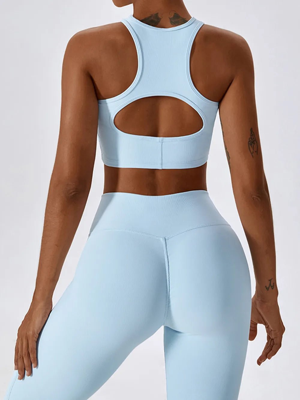 Basic Bae Cutout Racerback Active Tank - Lookzlike