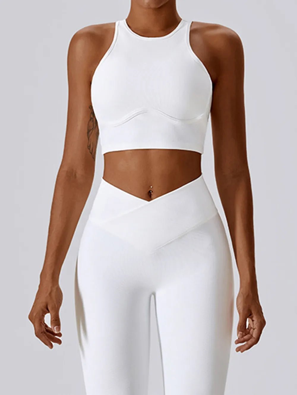 Basic Bae Cutout Racerback Active Tank - Lookzlike
