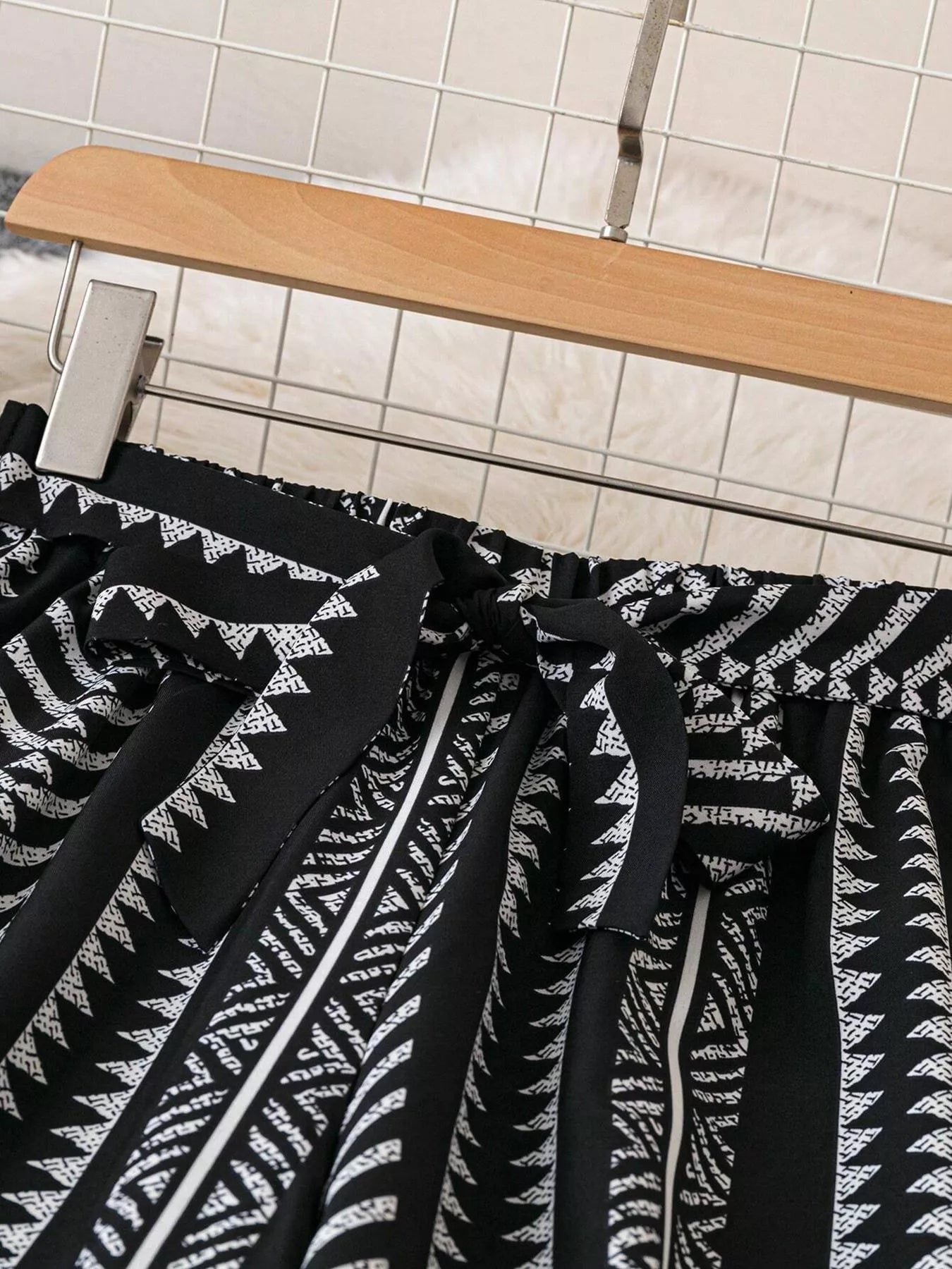 Boho Print Wide Leg Pants designed for comfort and style at Lookzlike