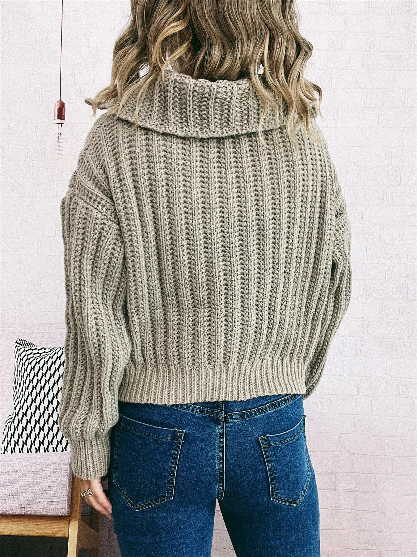 Button Up Long Sleeve Cardigan designed for comfort and style at Lookzlike