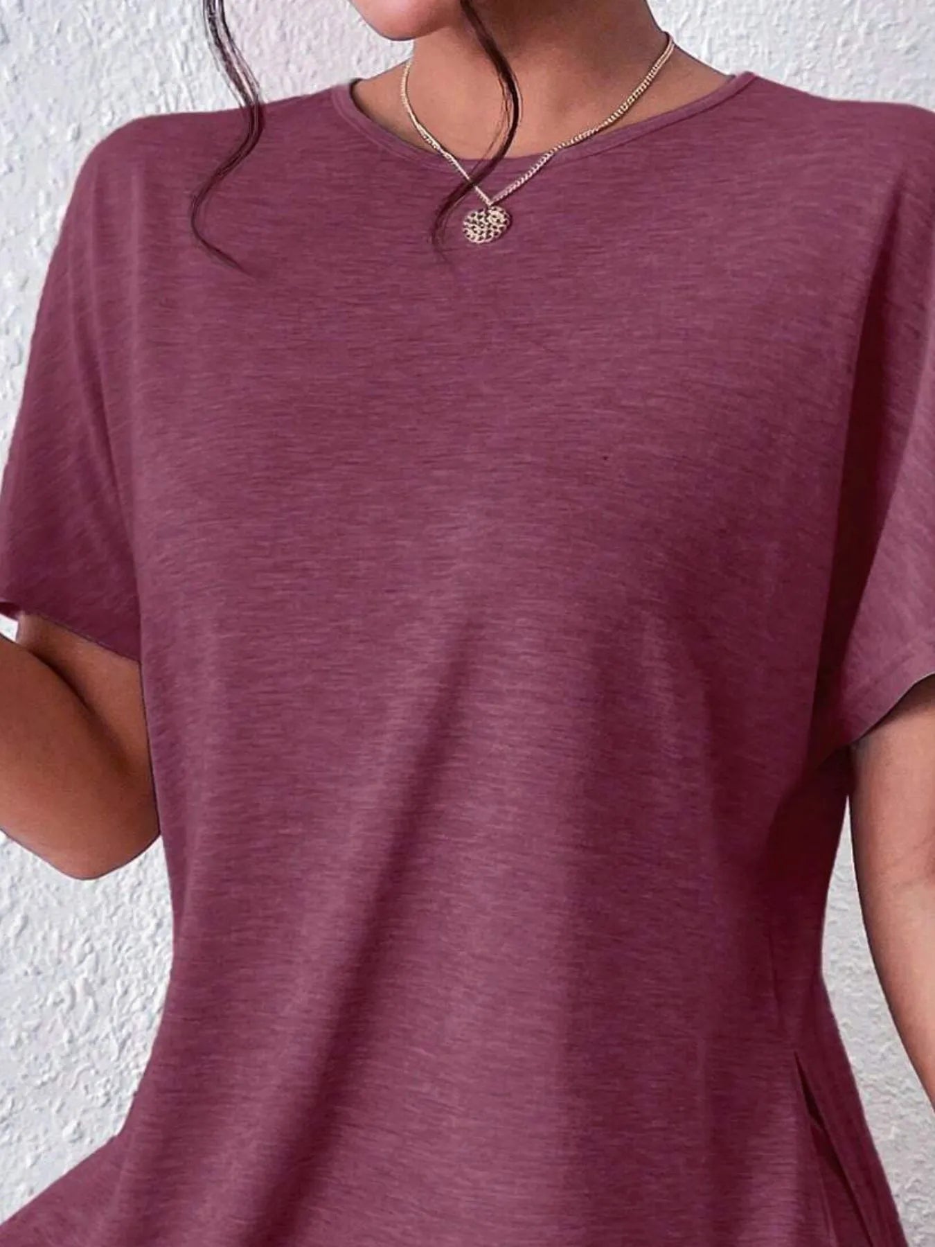 Casual Round Neck T-Shirt and Shorts Set - Lookzlike
