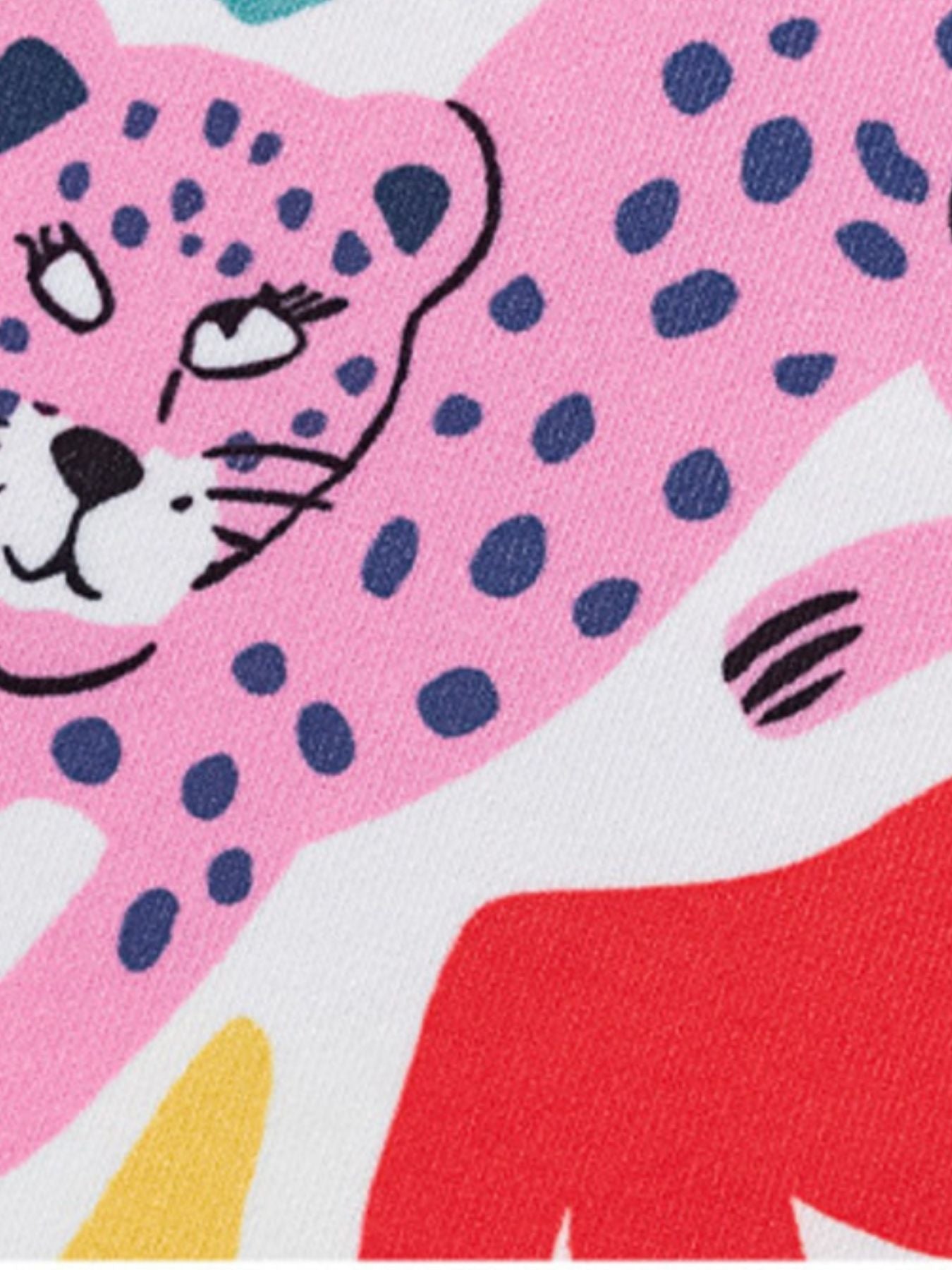 Children's Animal Print Short Sleeve Tee and Shorts Set designed for comfort and style at Lookzlike
