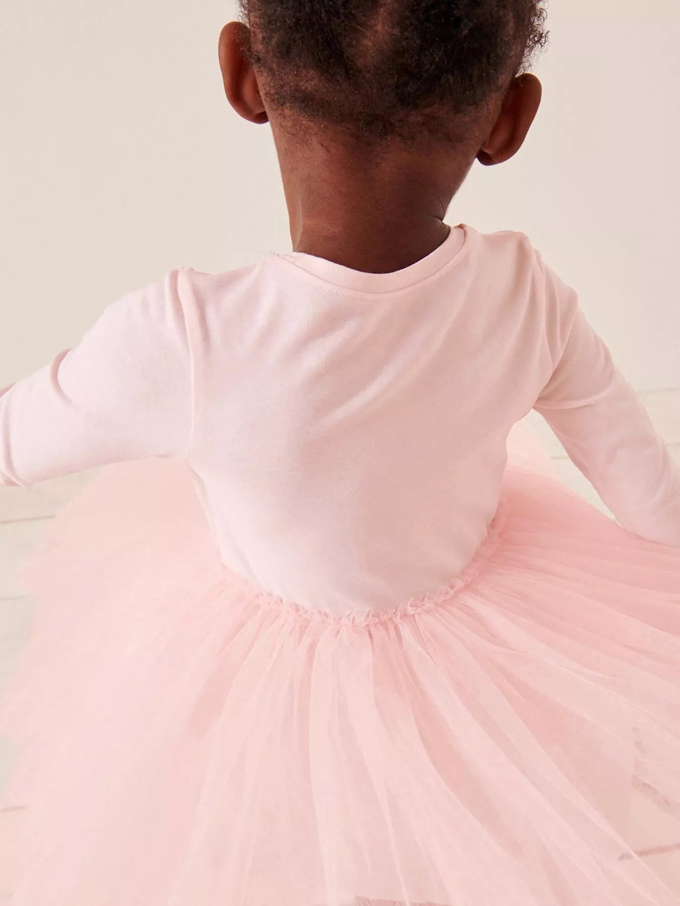Children's Ballerina Long Sleeve Tulle Dress designed for comfort and style at Lookzlike