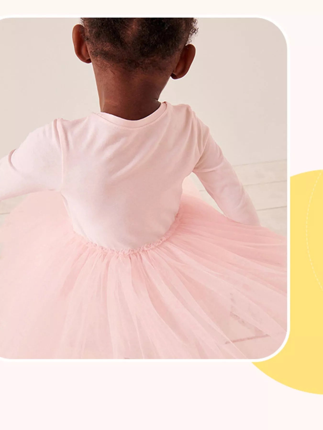 Children's Ballerina Long Sleeve Tulle Dress designed for comfort and style at Lookzlike