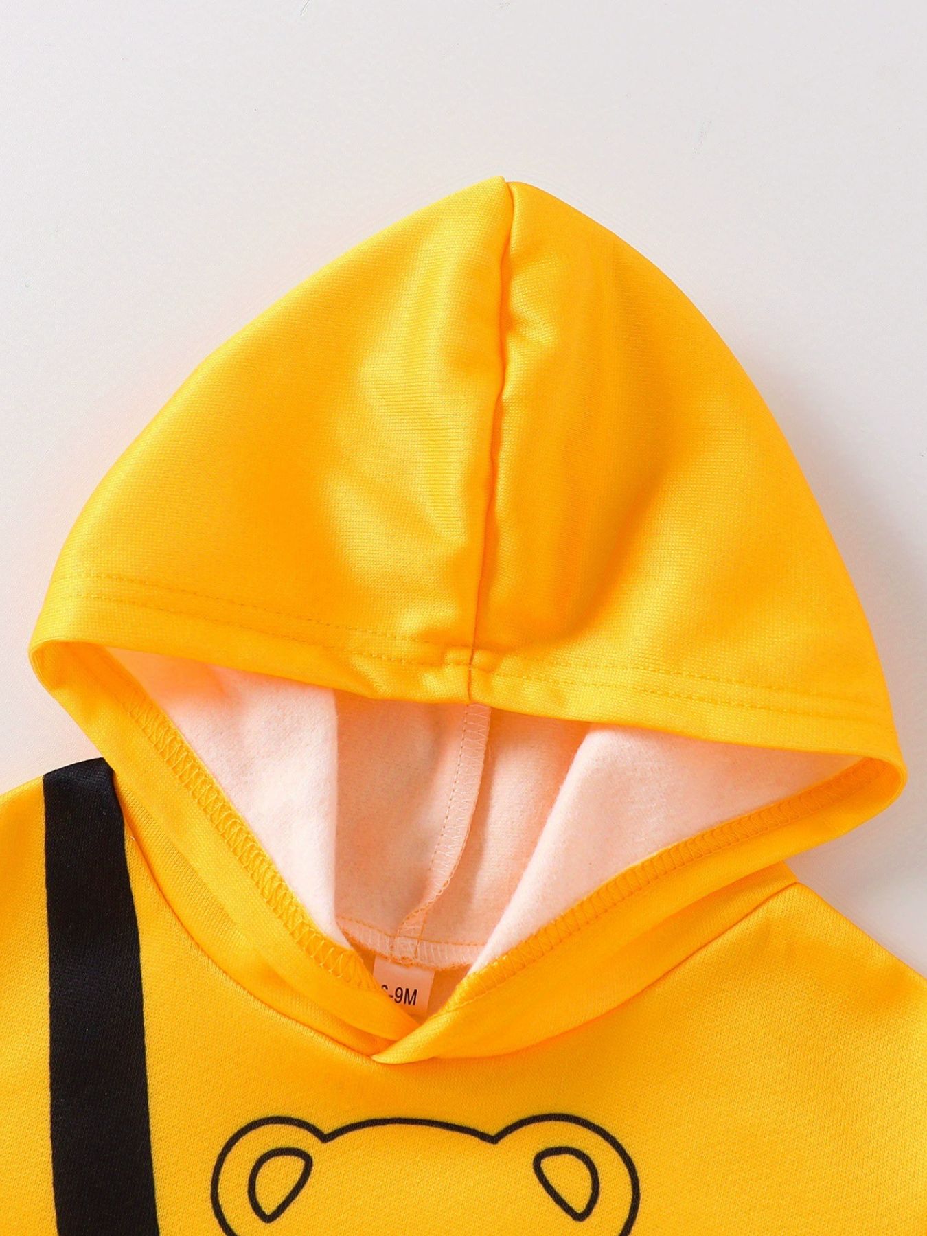 Children's Bear Graphic Hoodie & Plaid Pants Set designed for comfort and style at Lookzlike