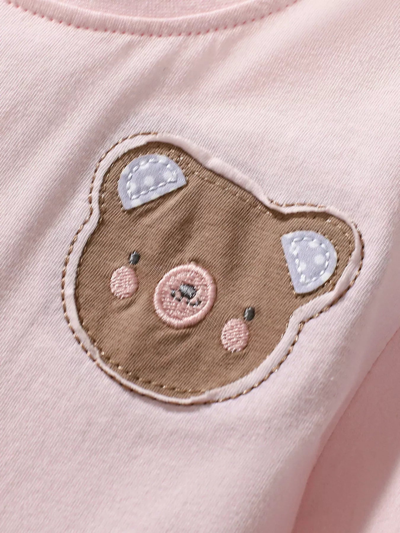 Children's Bear Ruffle Short Sleeve Dress designed for comfort and style at Lookzlike