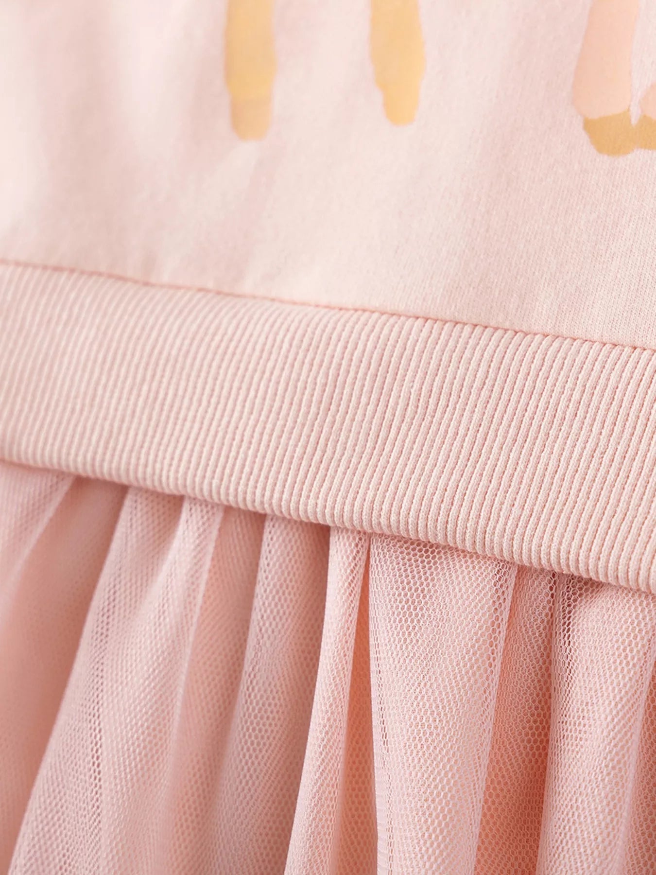 Children's Bunny Tulle Layered Dress designed for comfort and style at Lookzlike