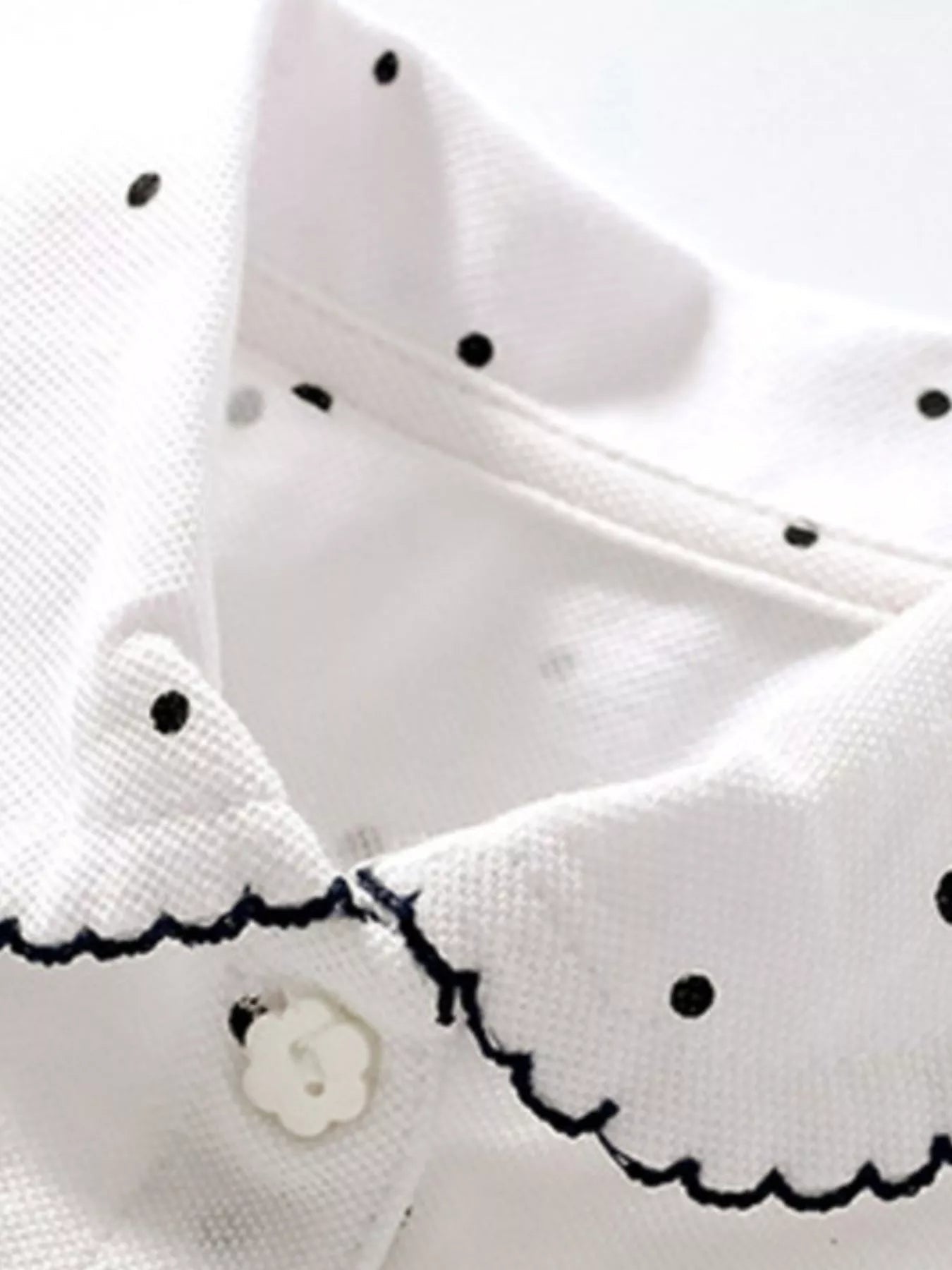Children's Button Detail Short Sleeve Polo designed for comfort and style at Lookzlike