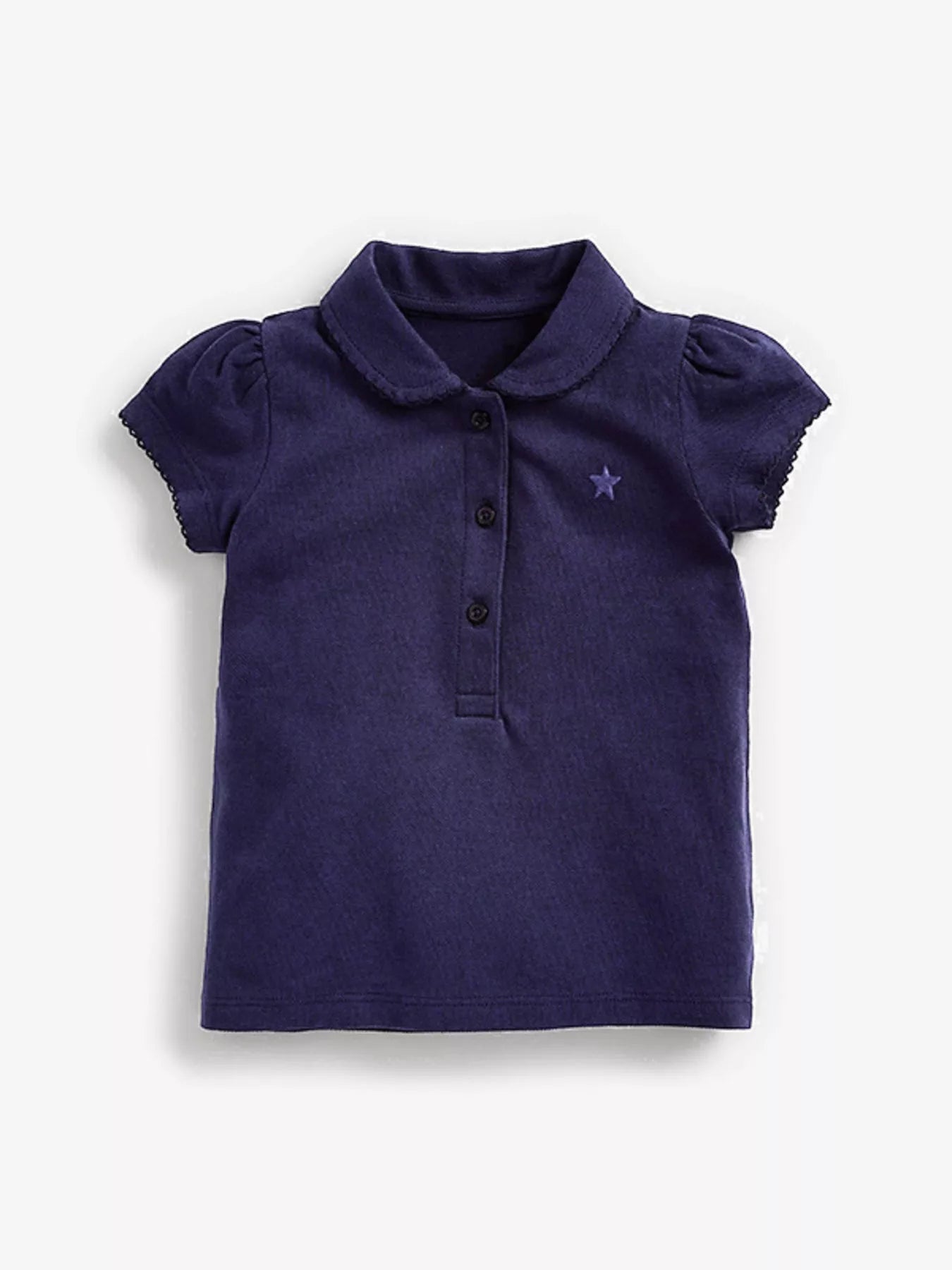 Children's Button Detail Short Sleeve Polo designed for comfort and style at Lookzlike