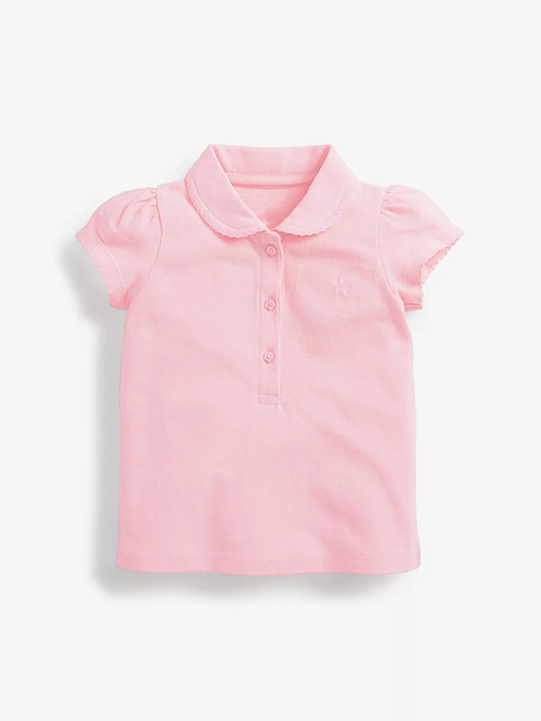 Children's Button Detail Short Sleeve Polo designed for comfort and style at Lookzlike