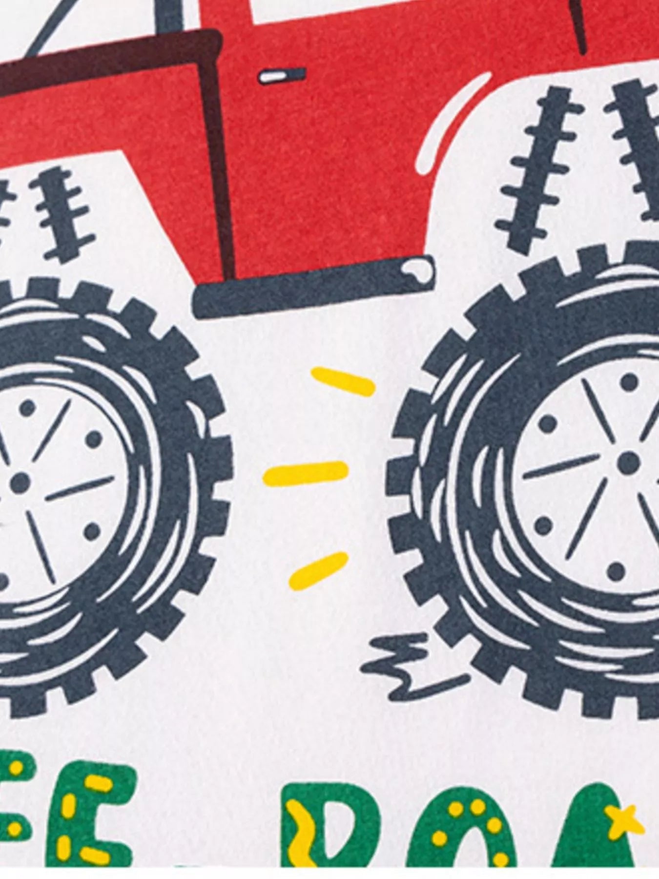 Children's Cartoon Vehicle Graphic Raglan Sleeve T-Shirts designed for comfort and style at Lookzlike