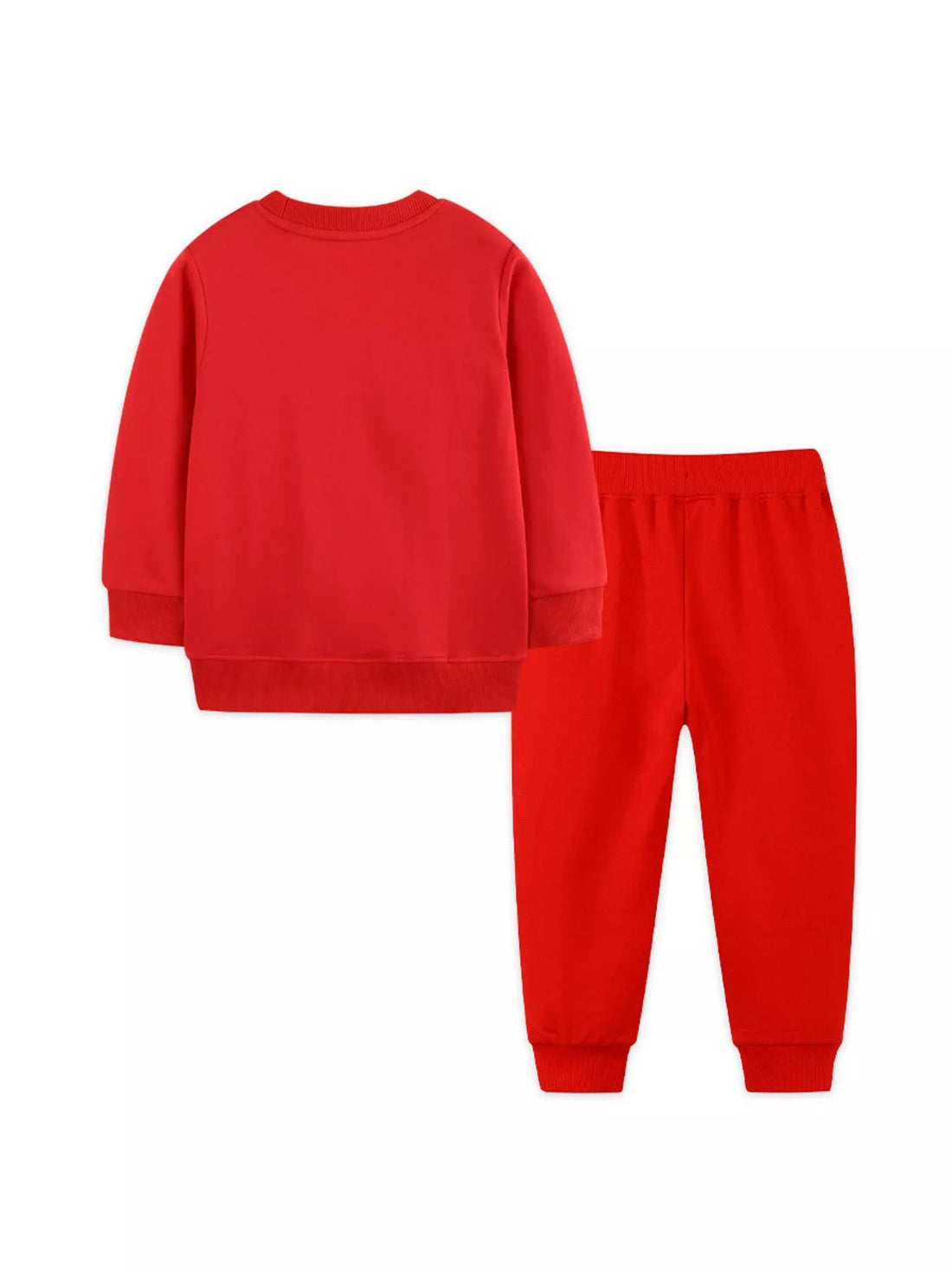 Children's Christmas Dog & Reindeer Round Neck Outfit Set designed for comfort and style at Lookzlike