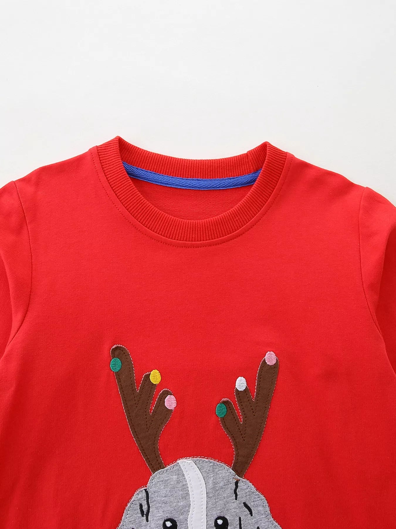 Children's Christmas Dog & Reindeer Round Neck Outfit Set designed for comfort and style at Lookzlike