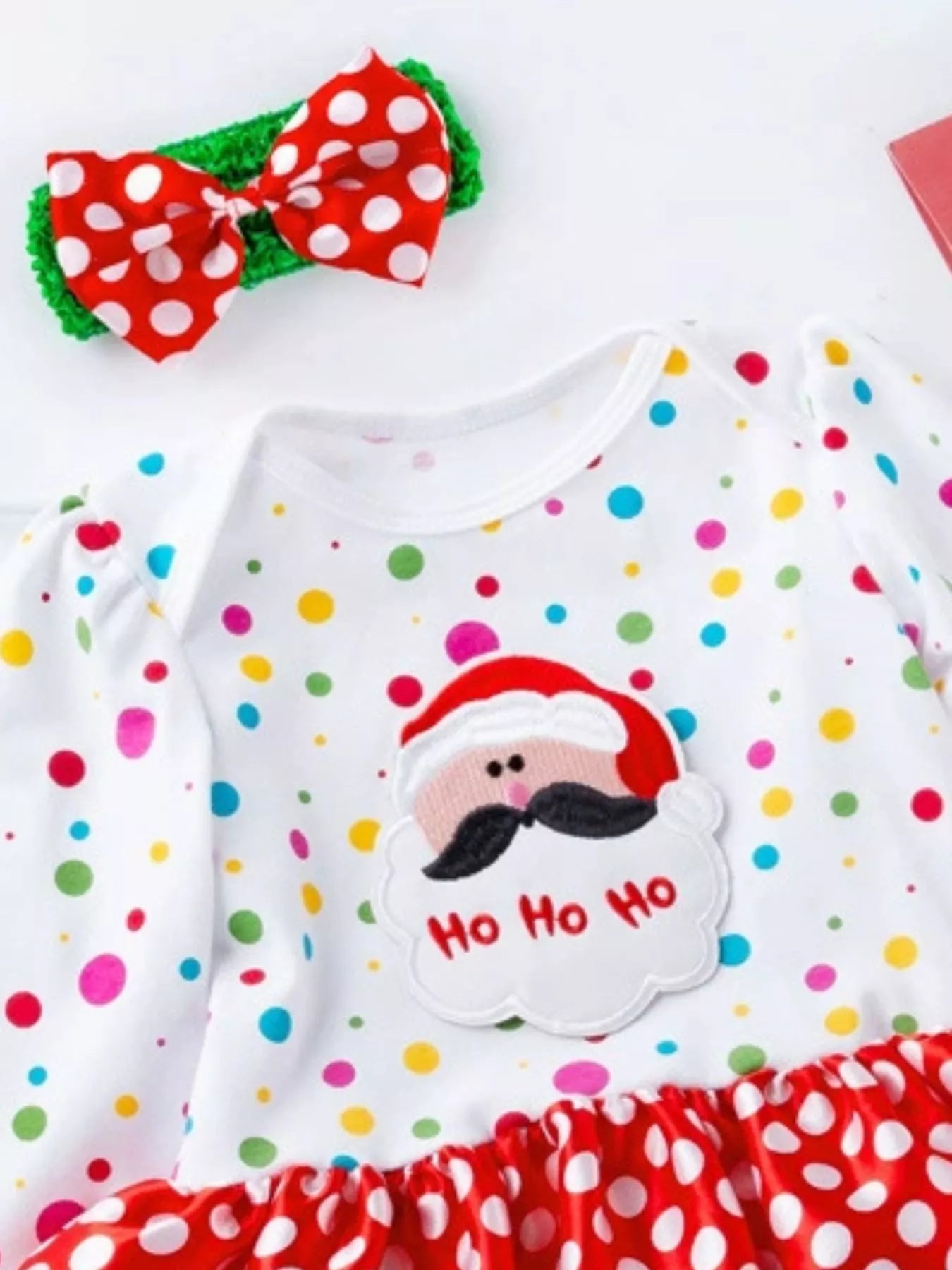 Children's Christmas One Piece Dress with Headband designed for comfort and style at Lookzlike
