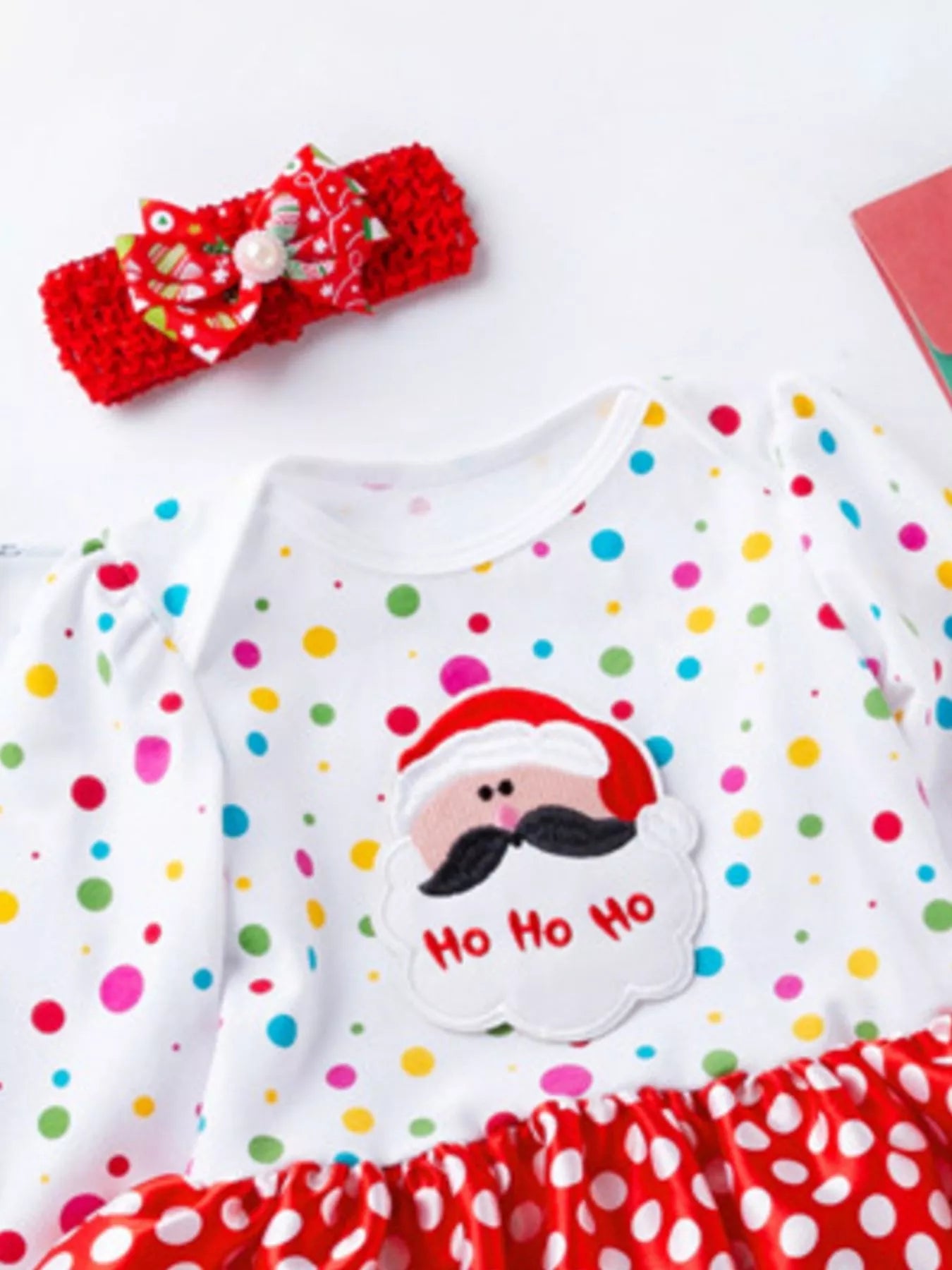 Children's Christmas One Piece Dress with Headband designed for comfort and style at Lookzlike