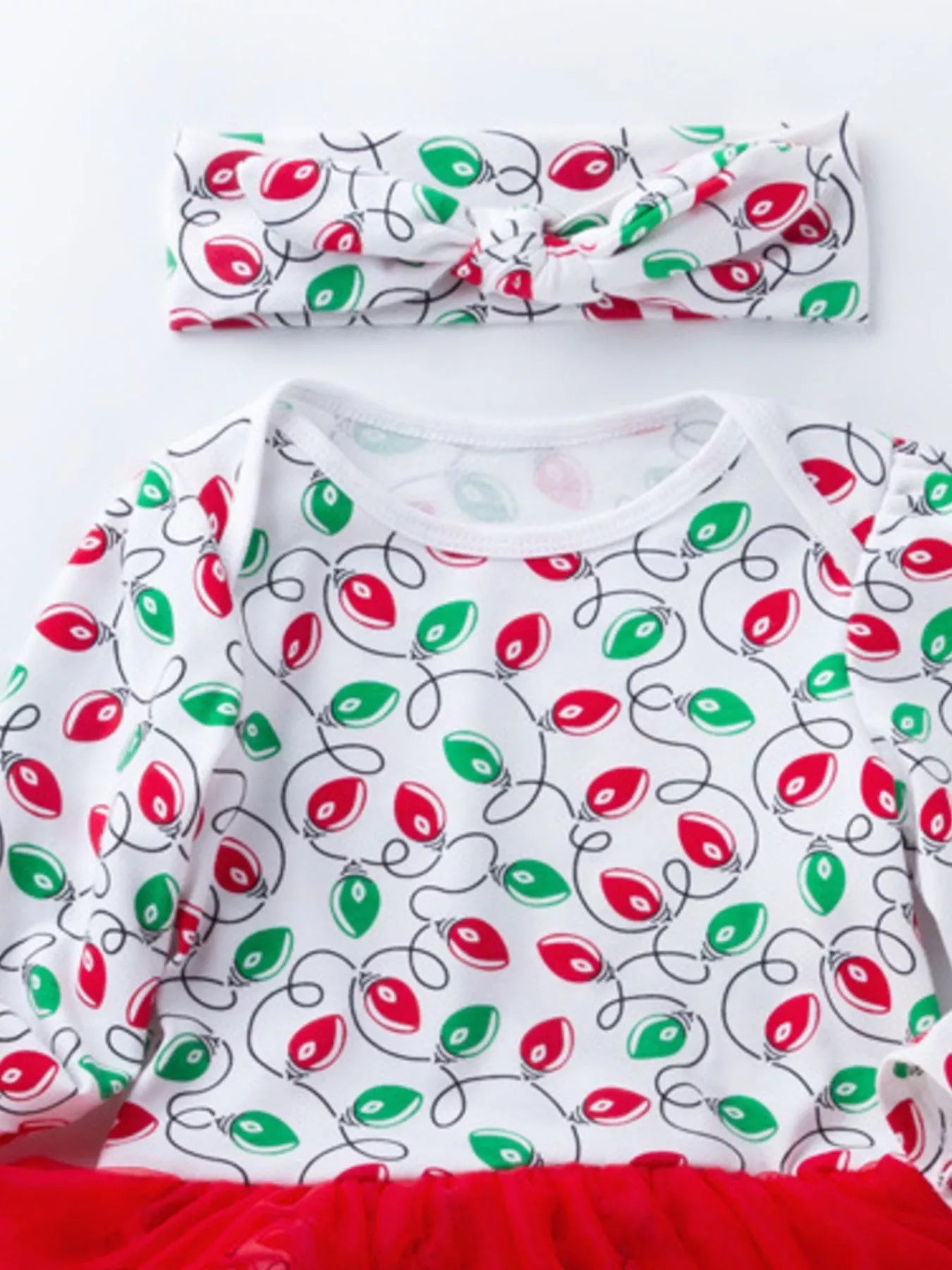Children's Christmas One Piece Dress with Headband designed for comfort and style at Lookzlike