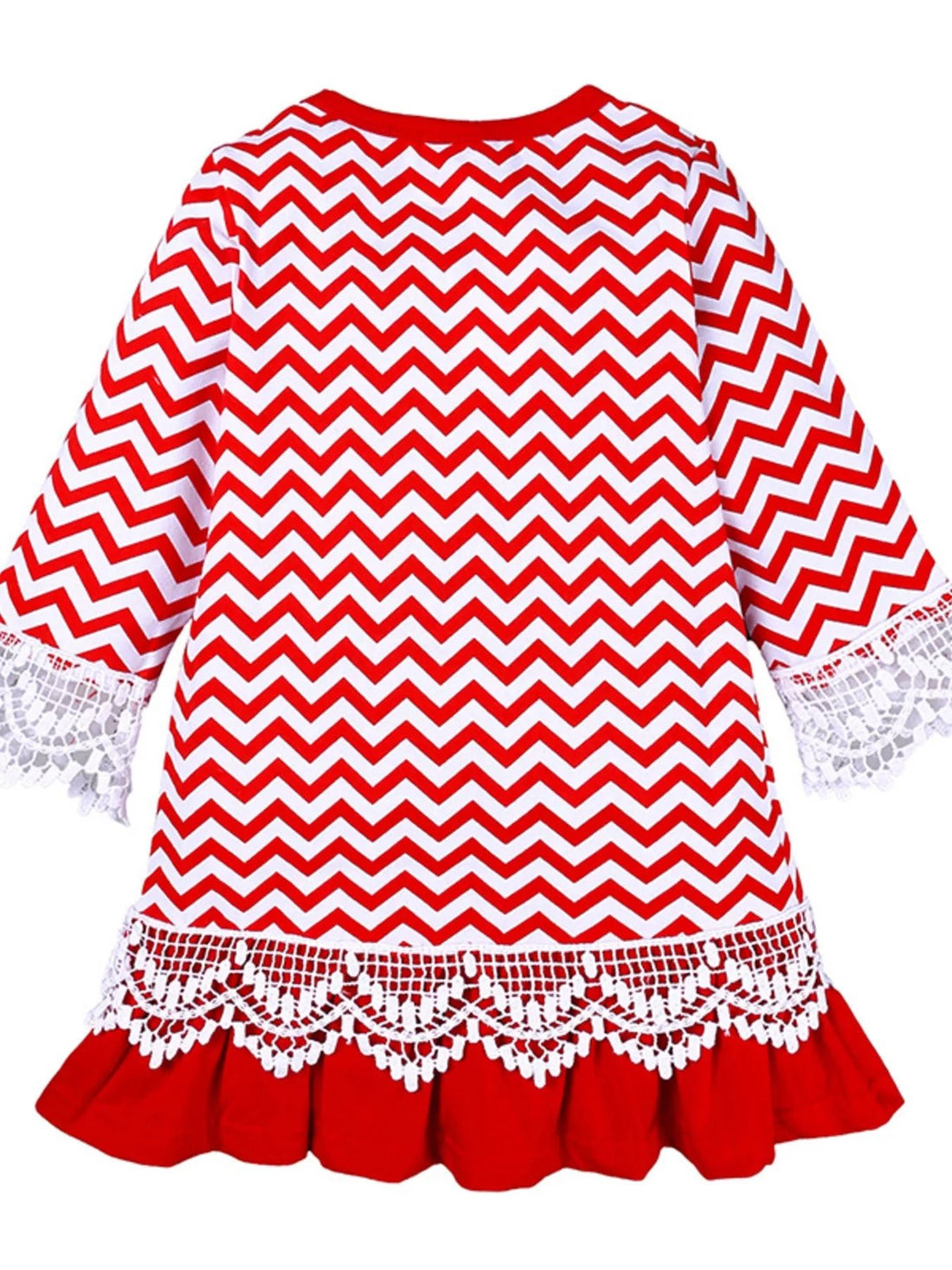 Children's Christmas Santa Long Sleeve Dress designed for comfort and style at Lookzlike