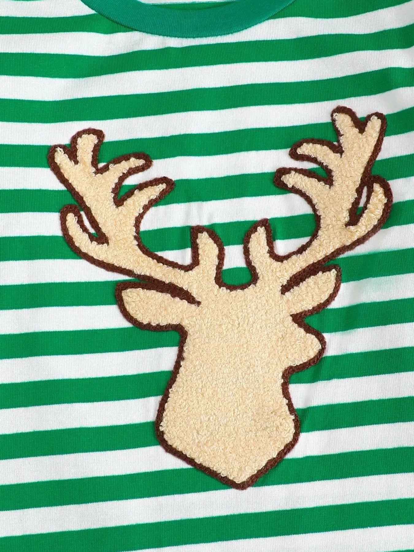 Children's Christmas Striped Pajama Set designed for comfort and style at Lookzlike