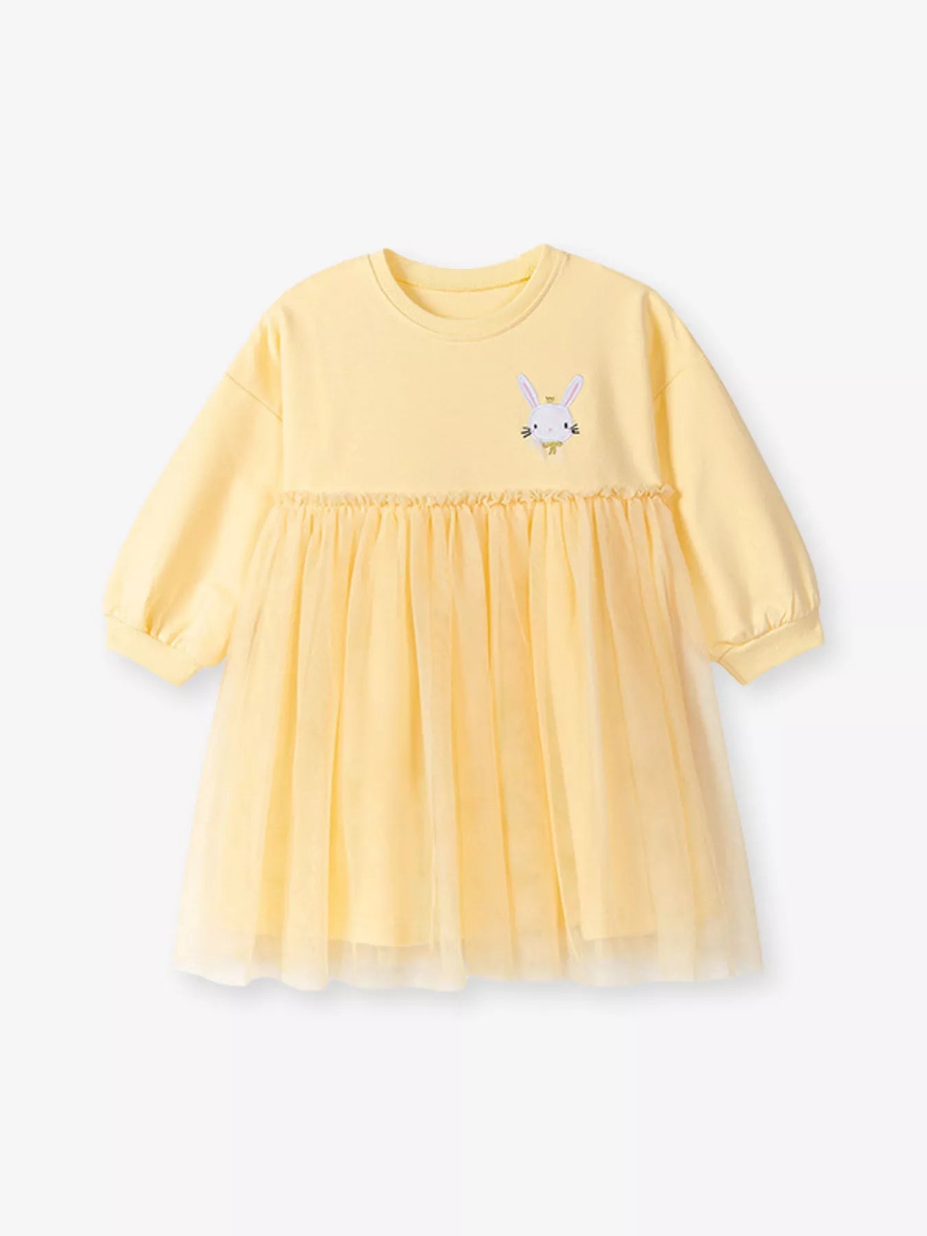 Children's Cute Rabbit Tulle Dress designed for comfort and style at Lookzlike