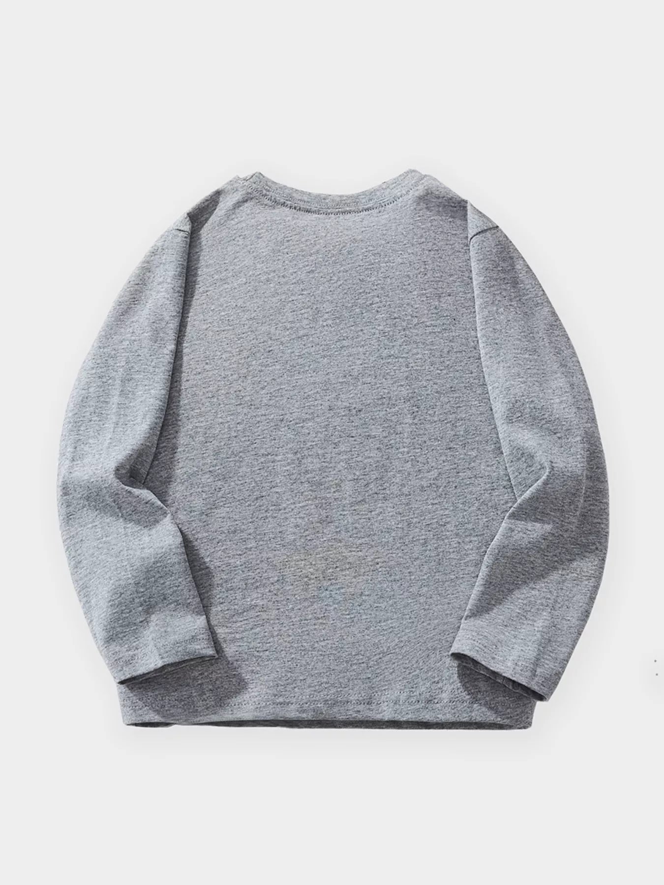 Children's Dinosaur Christmas Tree Graphic Long Sleeve T-Shirt designed for comfort and style at Lookzlike