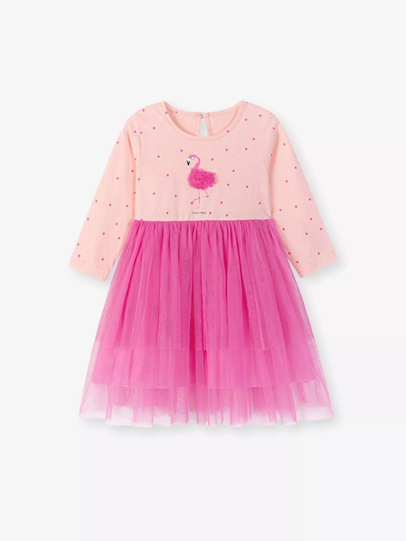 Children's Flamingo Tulle Dress designed for comfort and style at Lookzlike