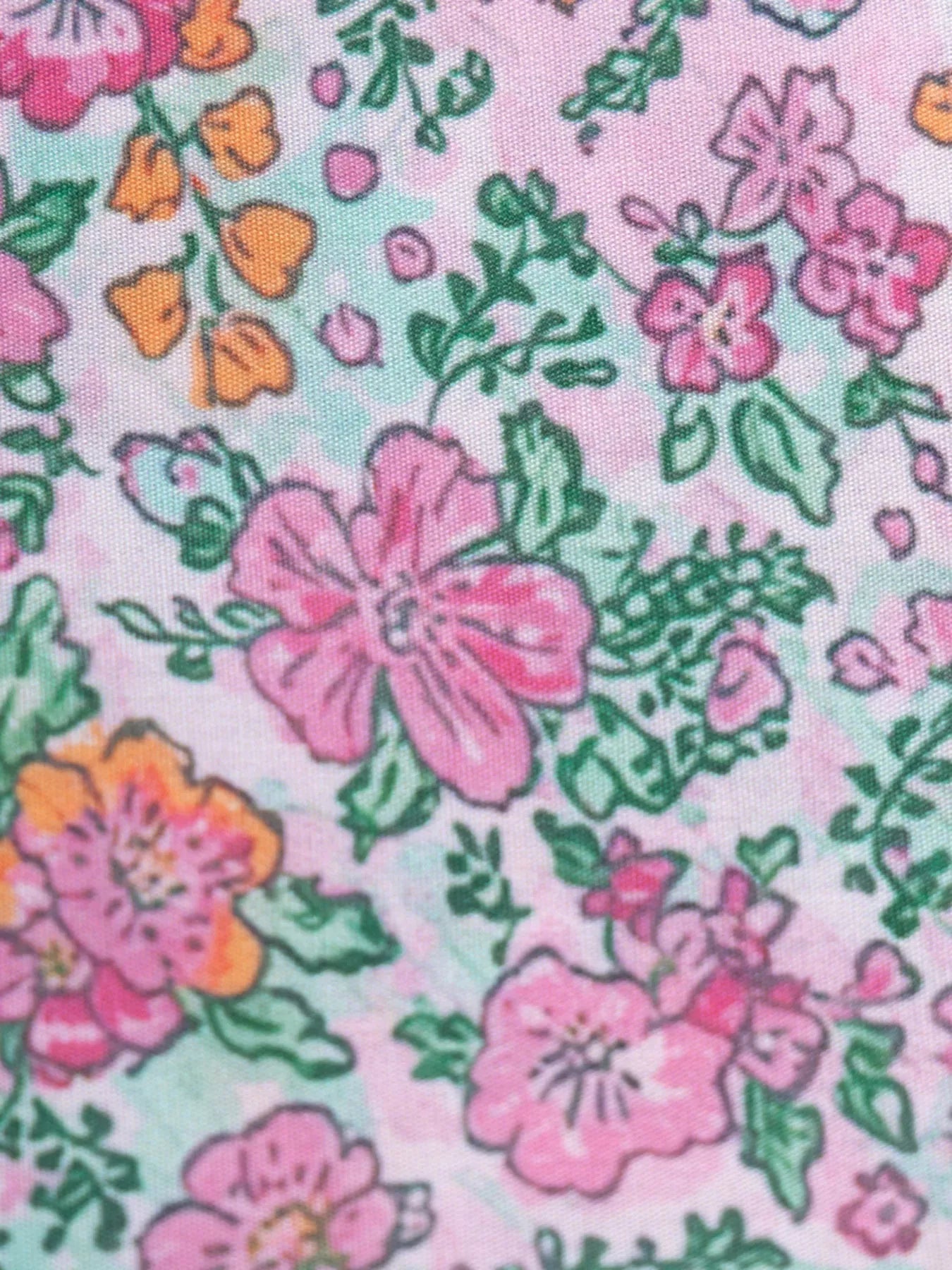 Children's Floral Print Bunny Ruffle Sleeve Dress designed for comfort and style at Lookzlike