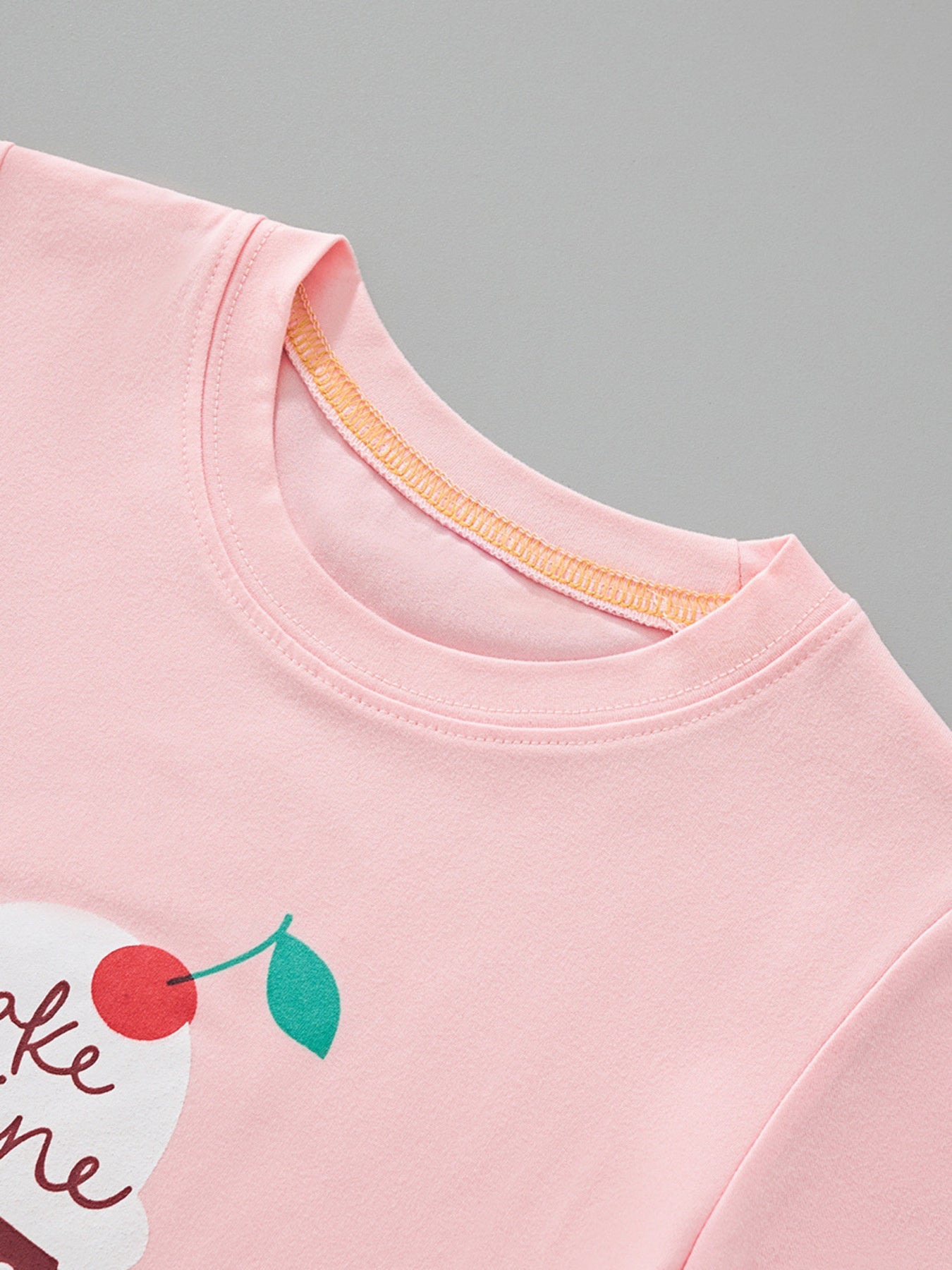 Children's Ice Cream Graphic Short Sleeve T-Shirt designed for comfort and style at Lookzlike