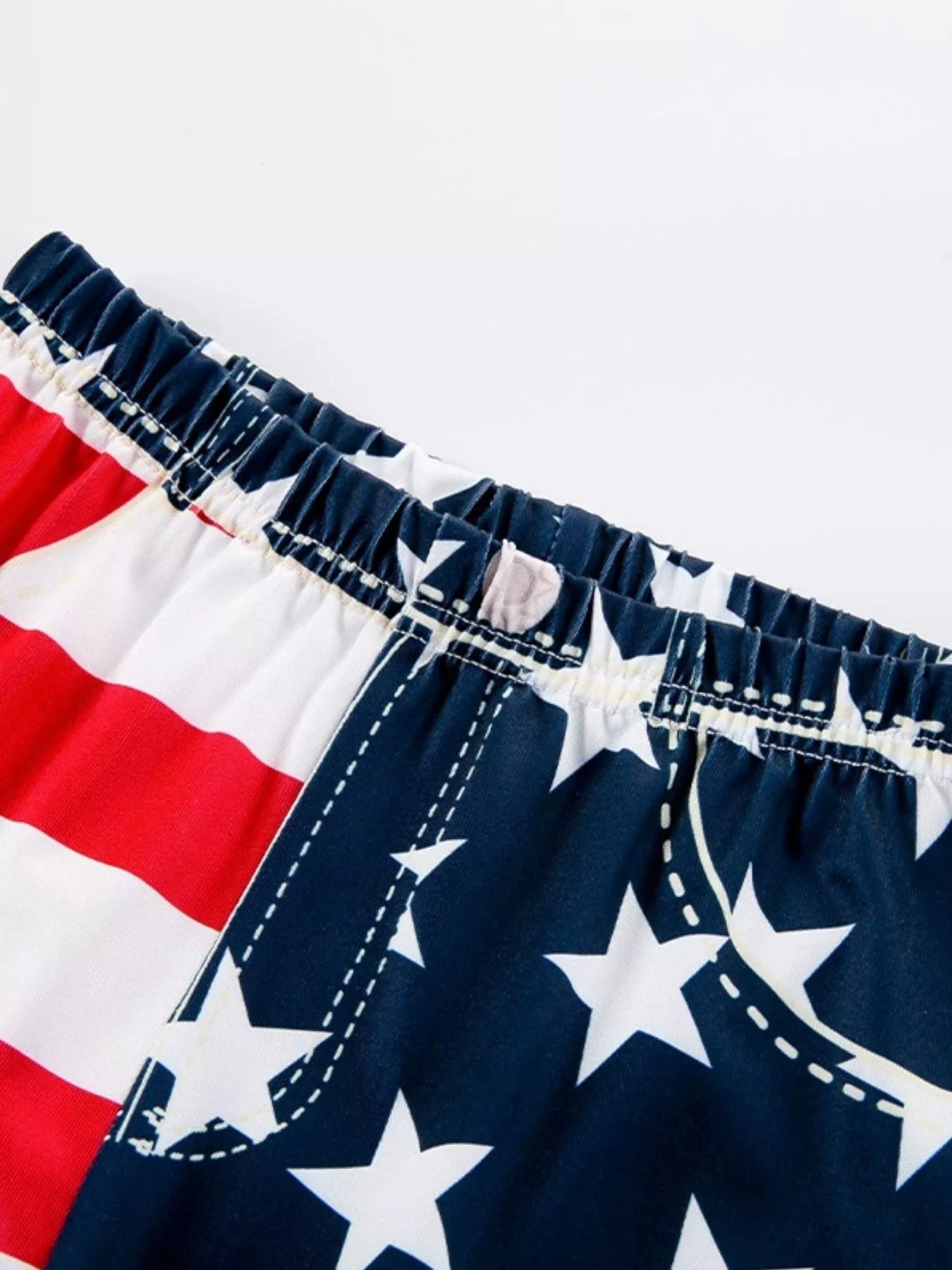 Children's Patriotic Freedom Ruffle Tank and Pants Set designed for comfort and style at Lookzlike