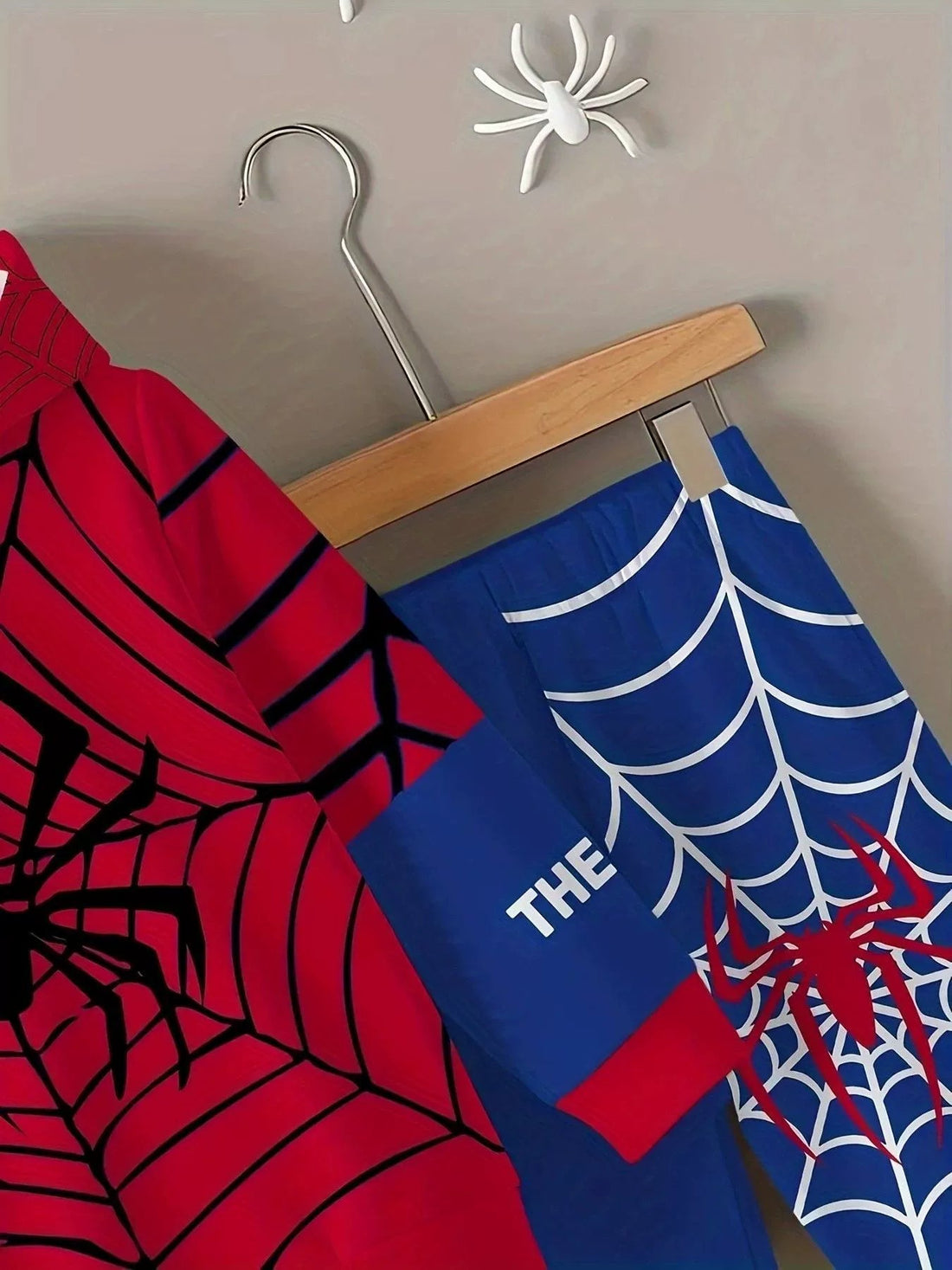 Children's Spider Web Hoodie and Pants Set designed for comfort and style at Lookzlike