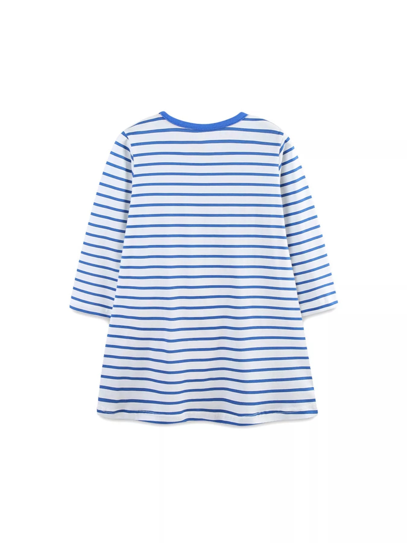 Children's Strawberry Striped Long Sleeve Dress designed for comfort and style at Lookzlike