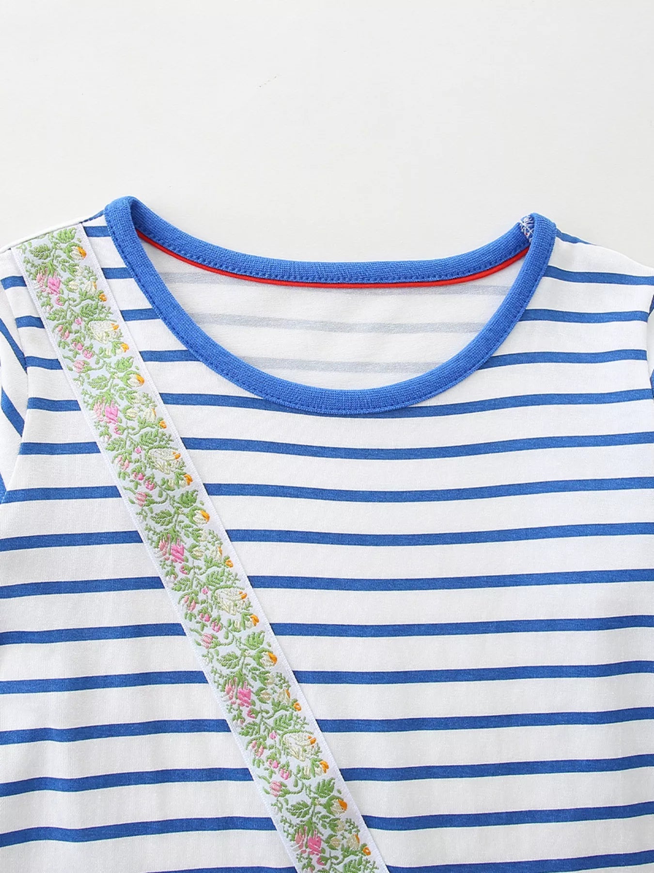 Children's Strawberry Striped Long Sleeve Dress designed for comfort and style at Lookzlike