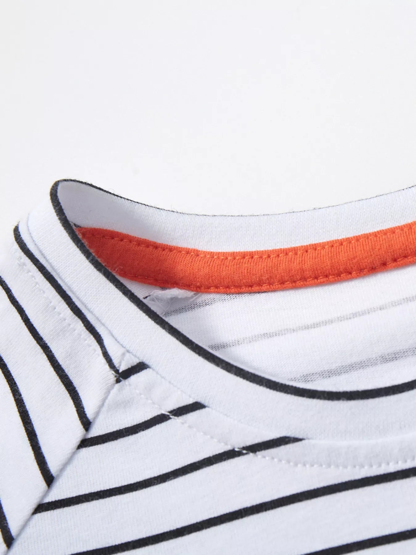 Children's Striped Crew Neck T-Shirt designed for comfort and style at Lookzlike