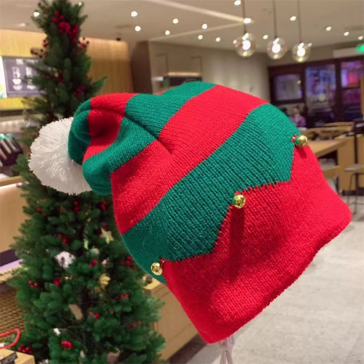 Christmas Knitted Beanie Hat designed for comfort and style at Lookzlike