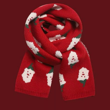 Christmas Knitted Scarf designed for comfort and style at Lookzlike