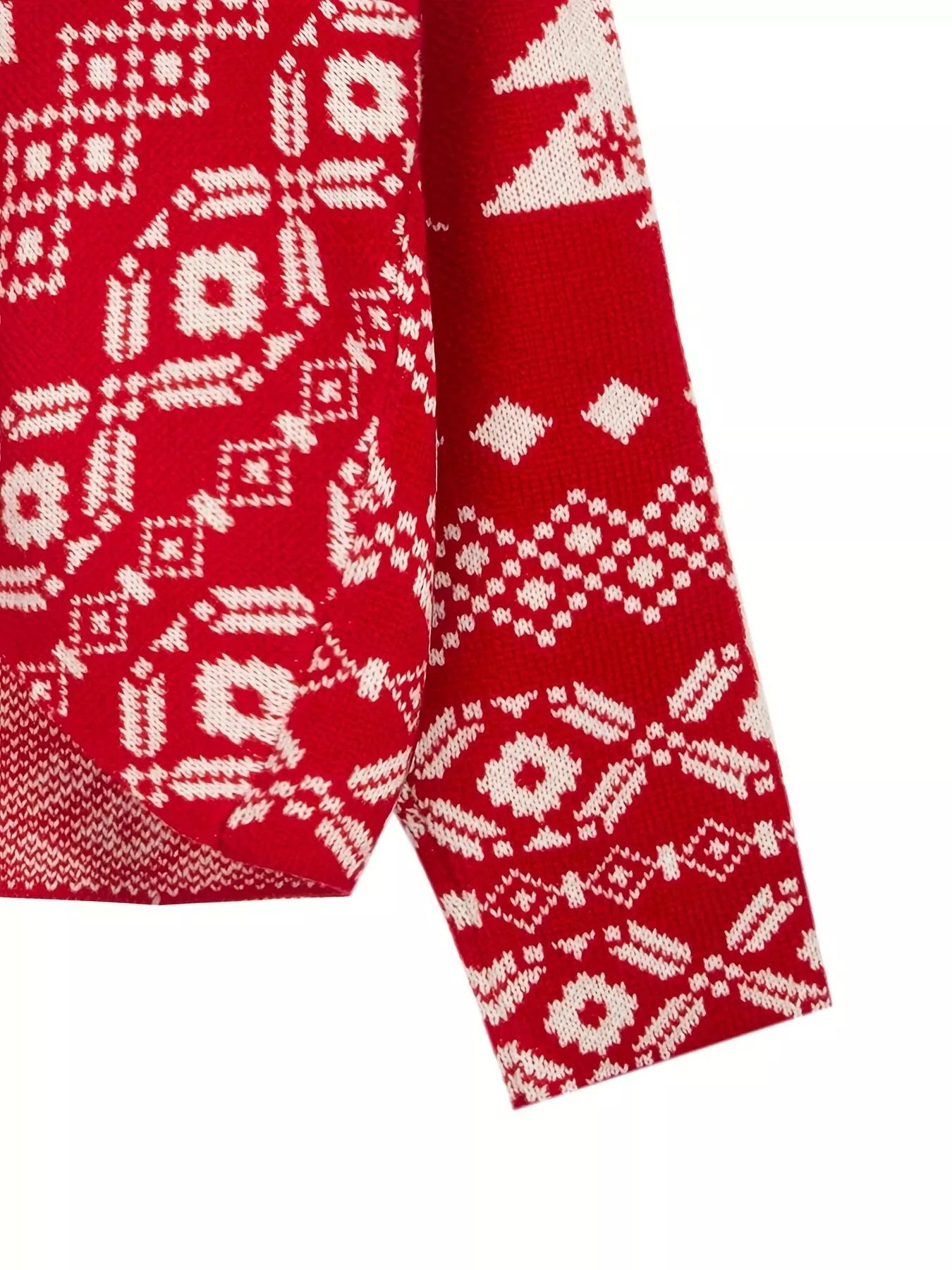 Christmas Tree Reindeer Long Sleeve Sweater designed for comfort and style at Lookzlike