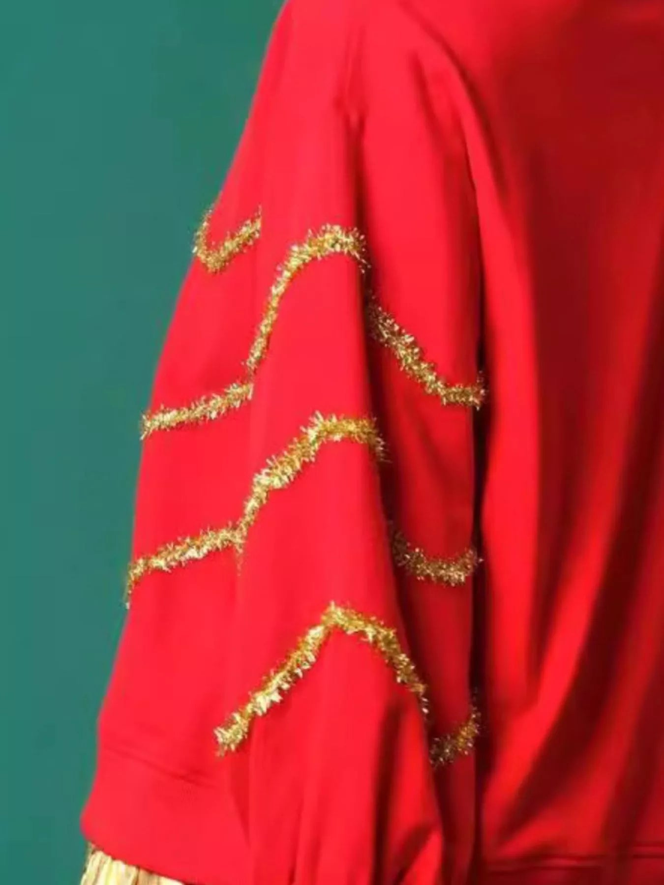 Christmas Tree Round Neck Sweatshirt designed for comfort and style at Lookzlike