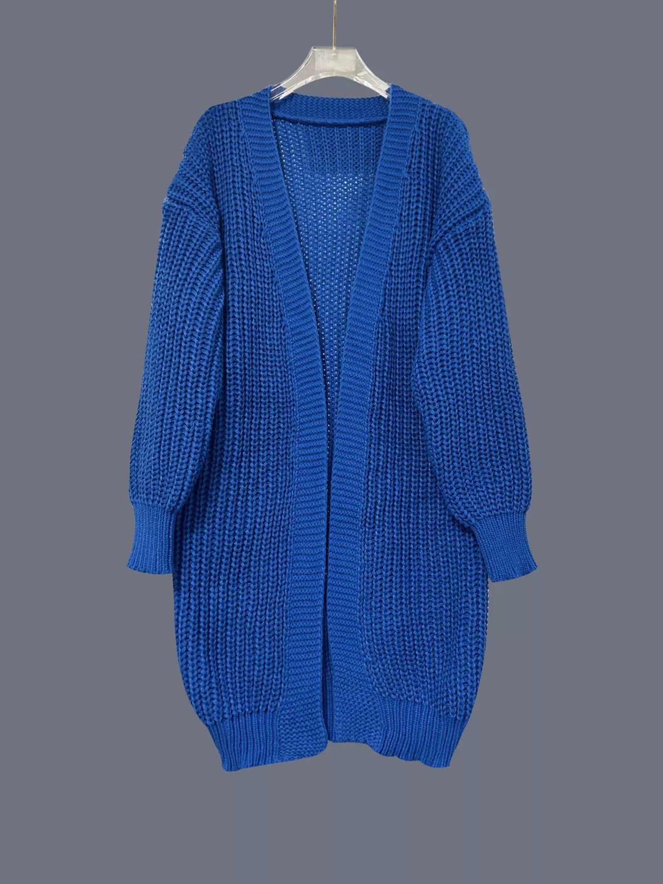 Chunky Knit Open Front Cardigan designed for comfort and style at Lookzlike