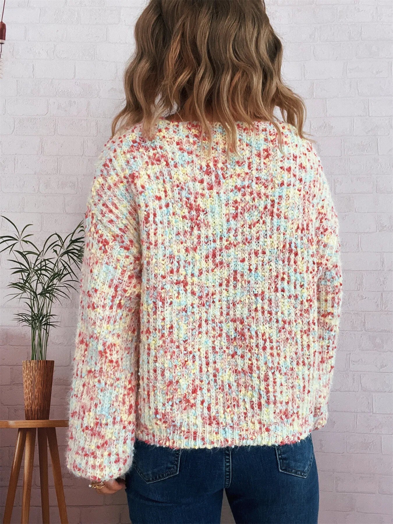 Colorful Long Sleeve Sweater designed for comfort and style at Lookzlike