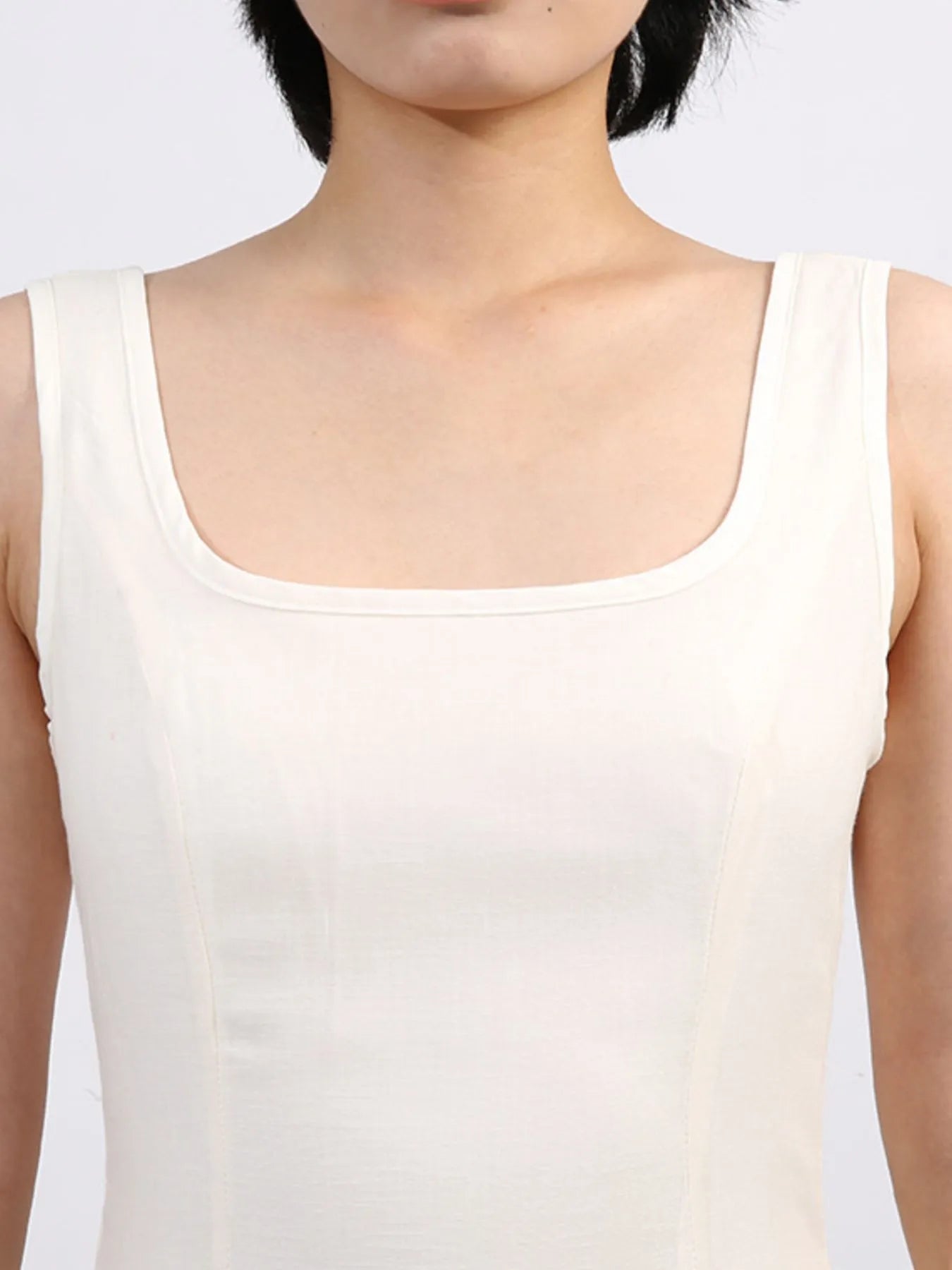 Cutout Back Printed Square Neck Dress designed for comfort and style at Lookzlike