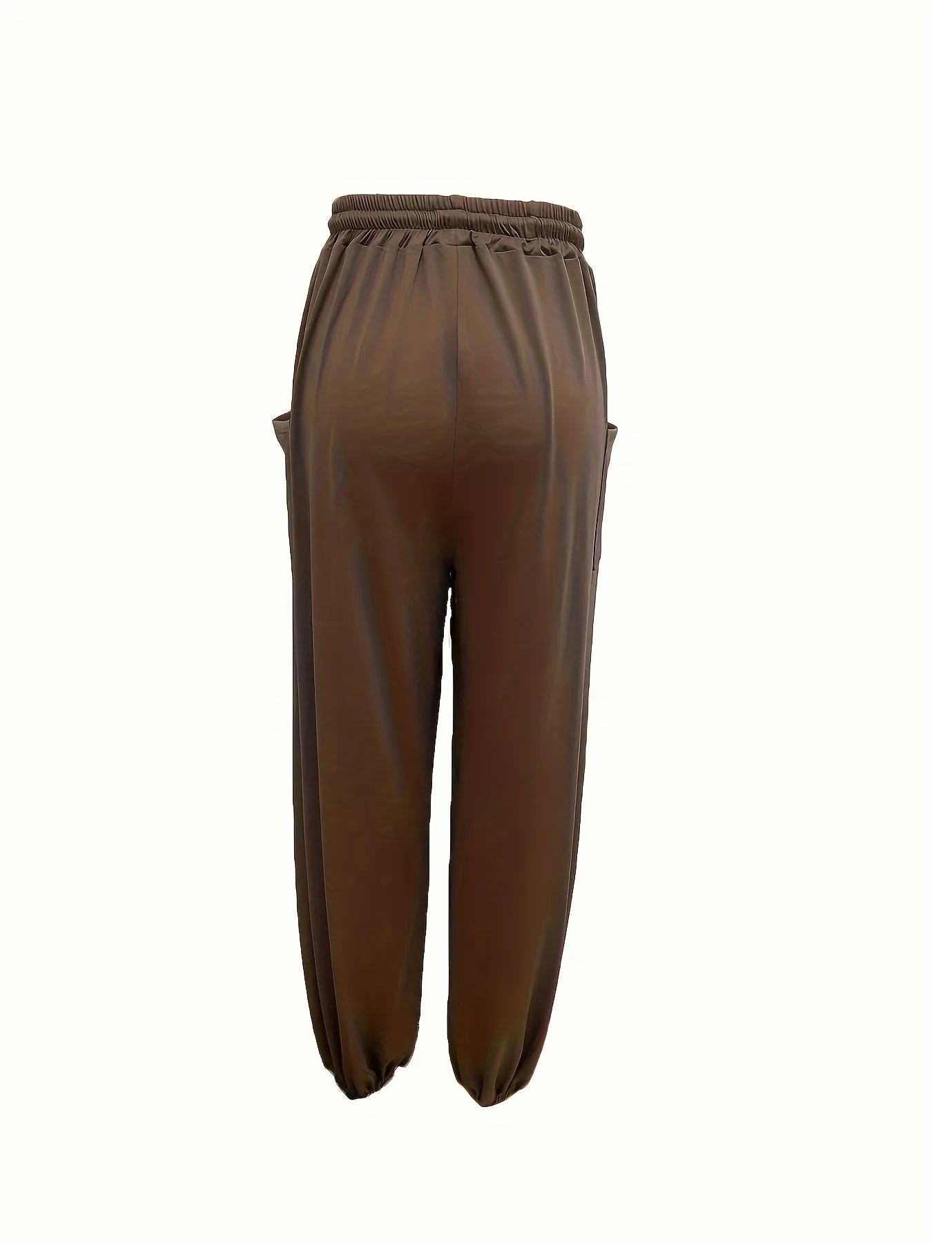 Drawstring Wide Leg Pants with Pockets - Lookzlike